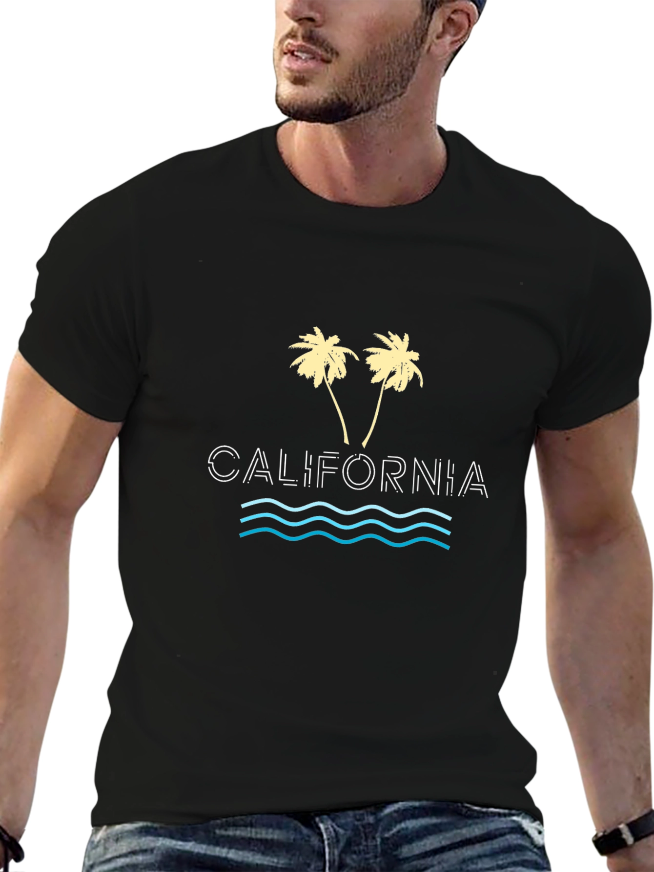 California Palm Tree Graphic Tee
