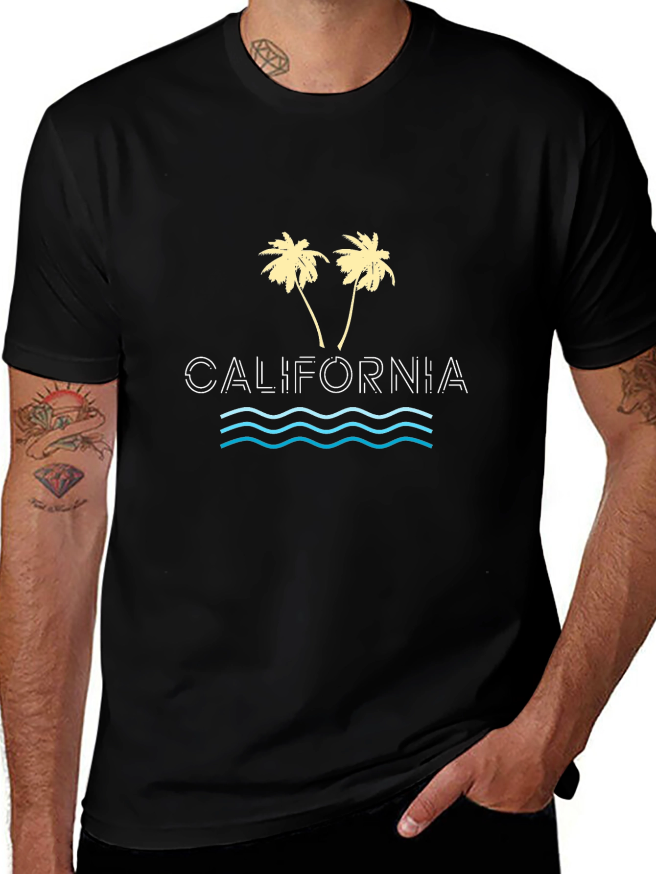 California Palm Tree Graphic Tee