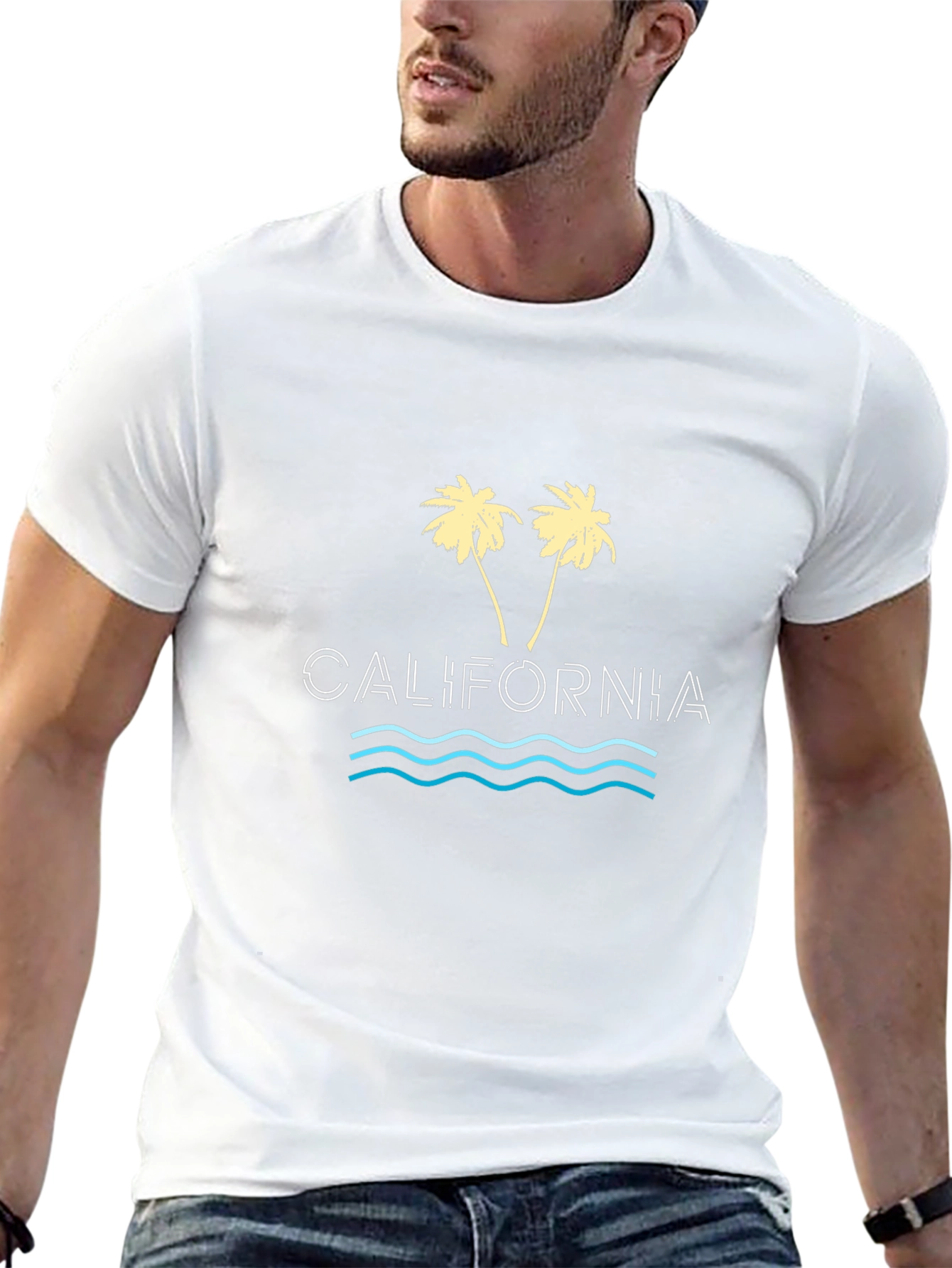 California Palm Tree Graphic Tee
