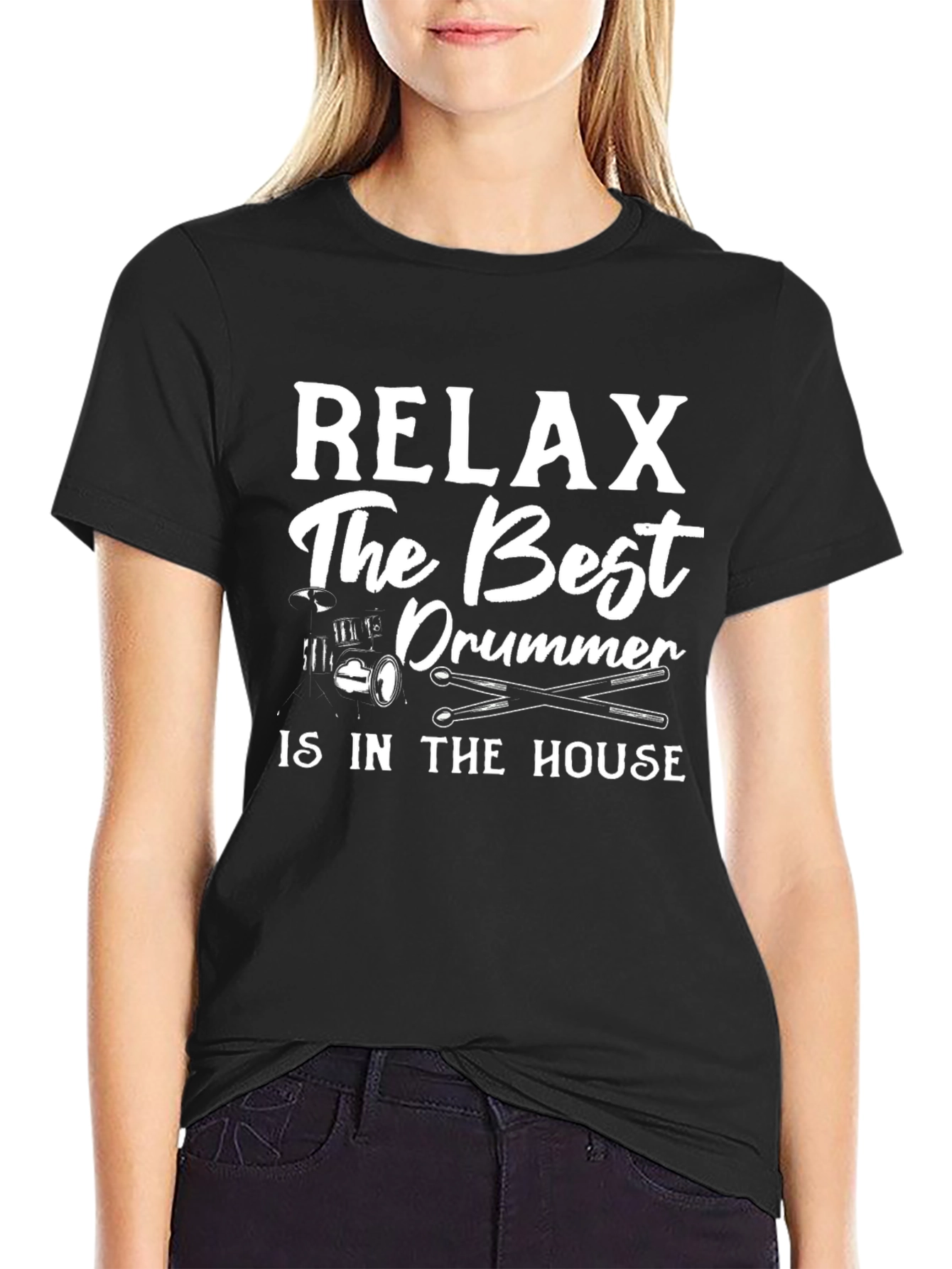 Relax Best Drummer T-Shirt - Music Lover Tee