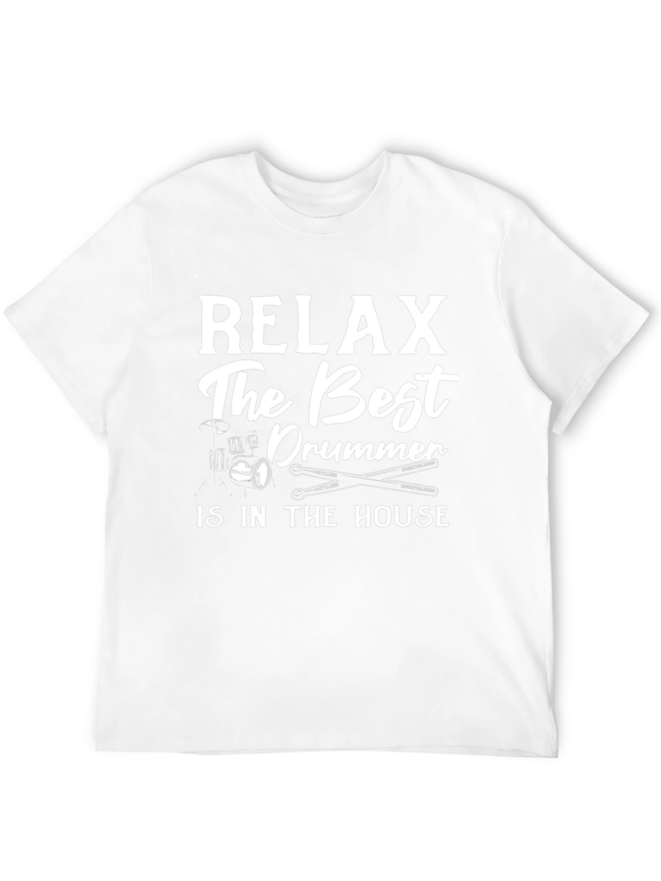 Relax Best Drummer T-Shirt - Music Lover Tee