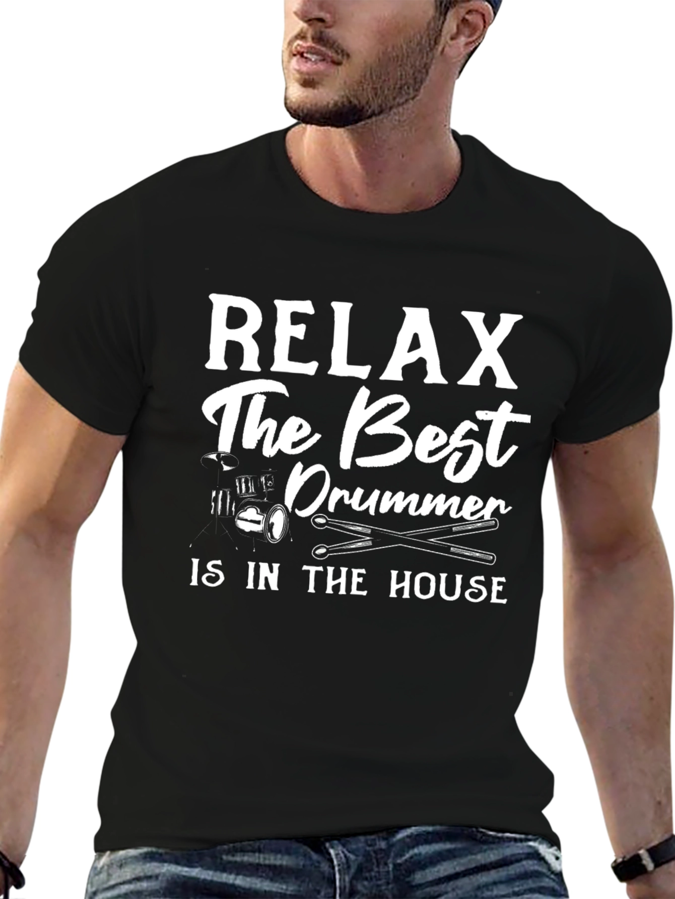 Relax Best Drummer T-Shirt - Music Lover Tee