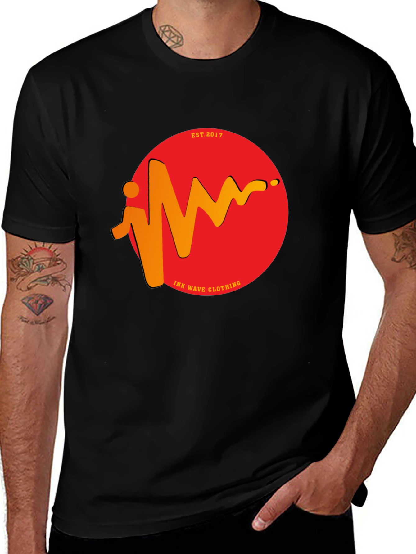 Ink Wave Clothing Black T-Shirt