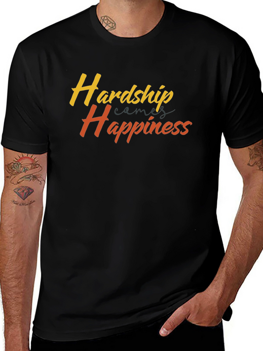 Hardship Happiness Graphic Tee - Comfort Fit
