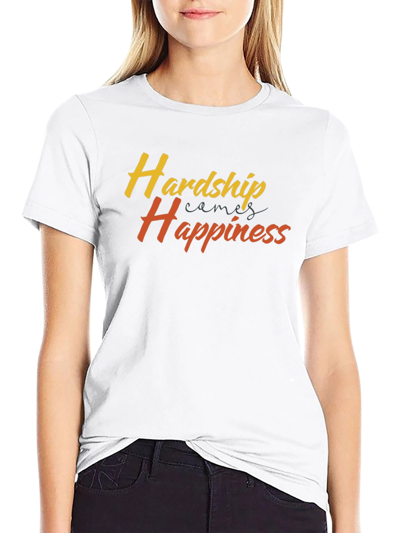 Hardship Happiness Graphic Tee - Comfort Fit