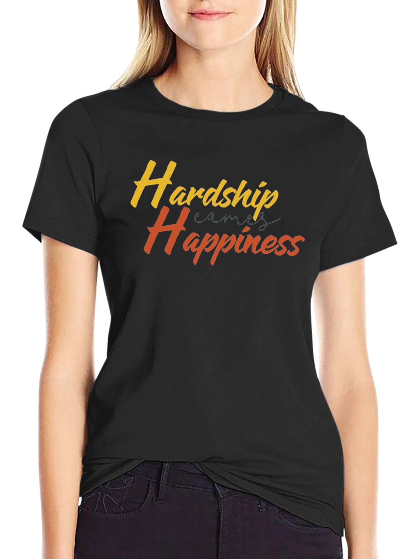 Hardship Happiness Graphic Tee - Comfort Fit
