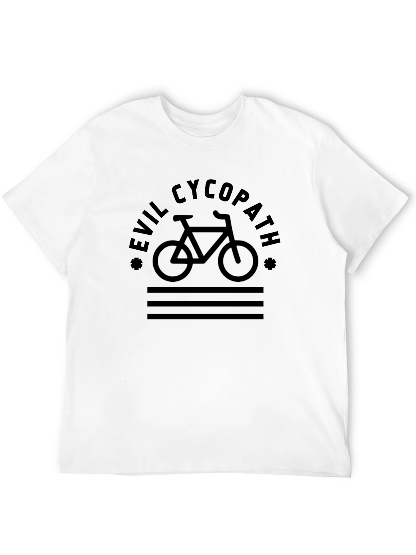 Evil Cycopath Black Graphic T-Shirt