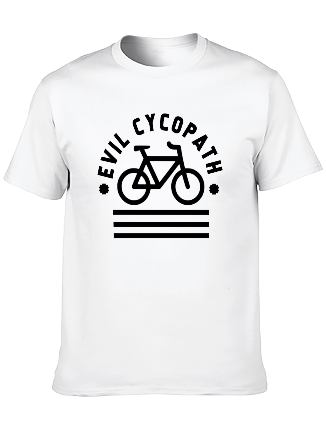 Evil Cycopath Black Graphic T-Shirt