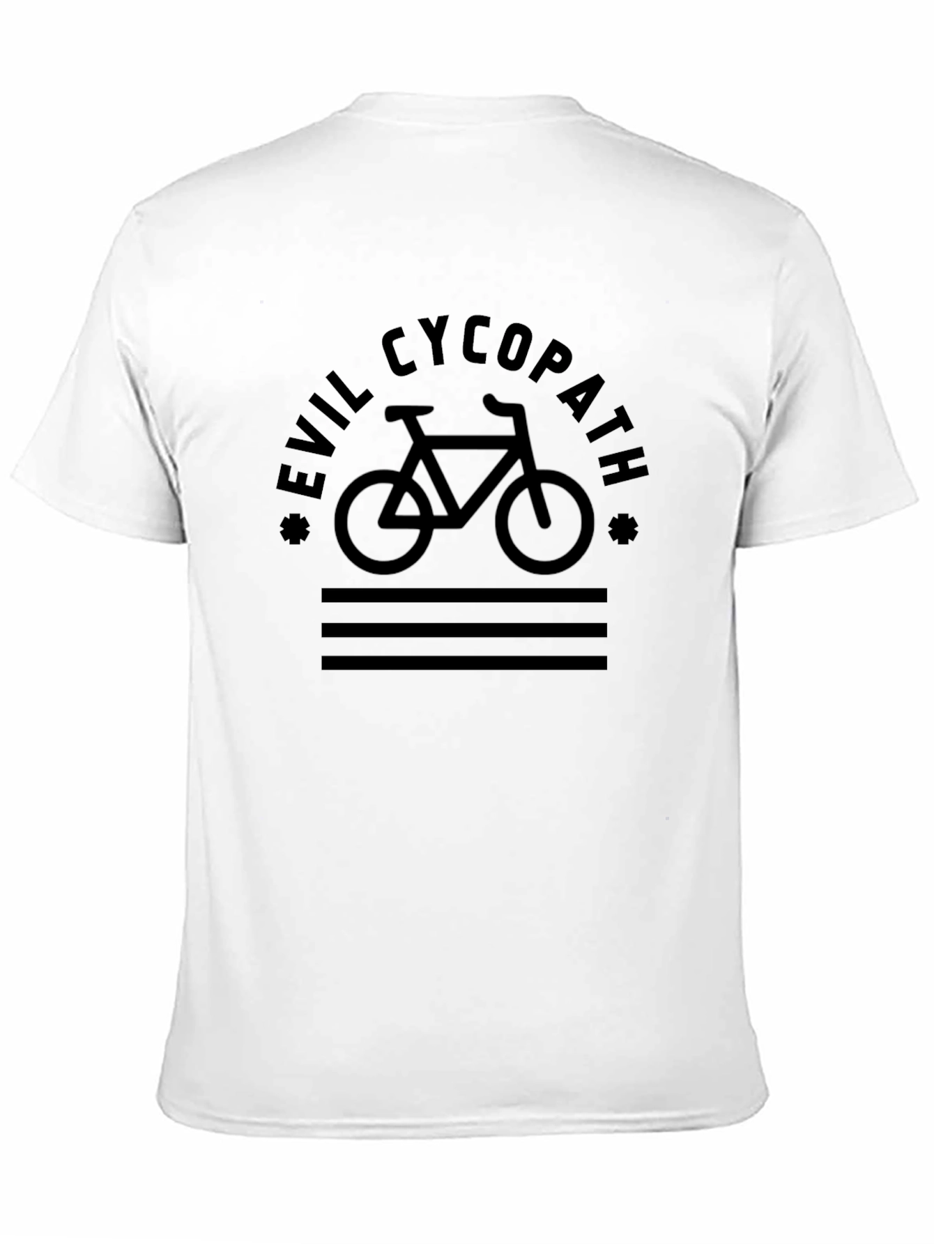 Evil Cycopath Black Graphic T-Shirt