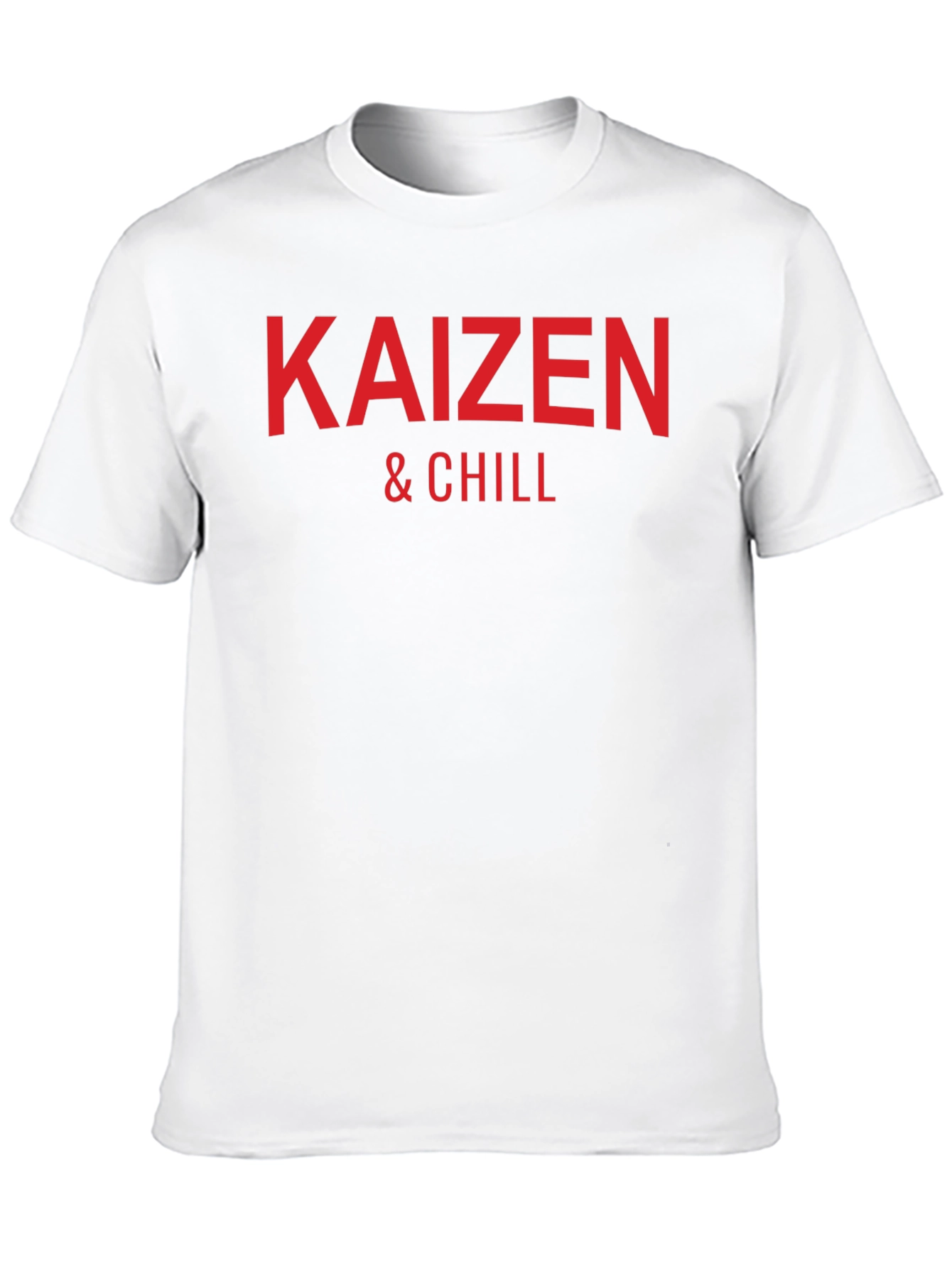 Kaizen & Chill Graphic Tee - Black Cotton T-Shirt