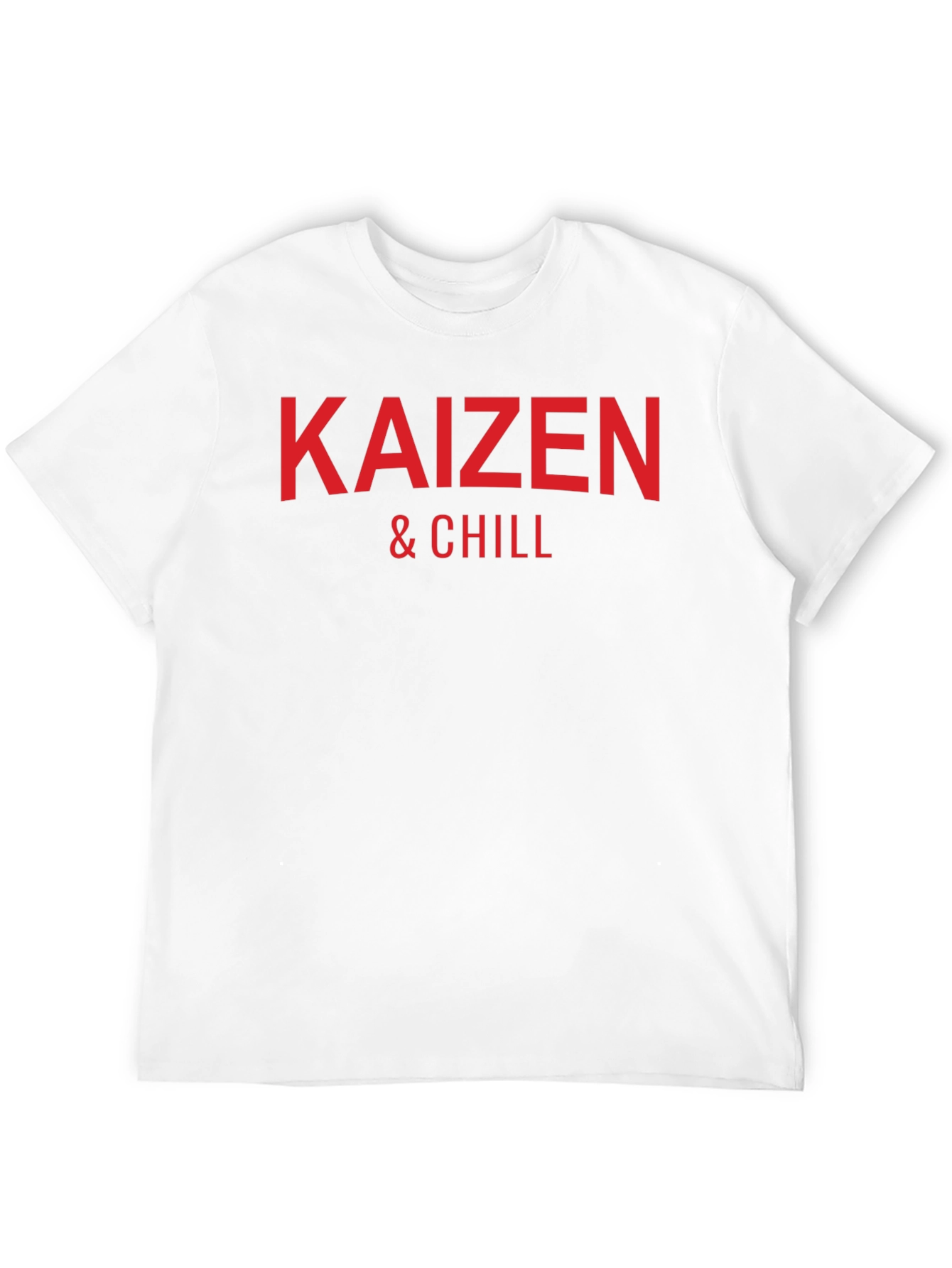 Kaizen & Chill Graphic Tee - Black Cotton T-Shirt