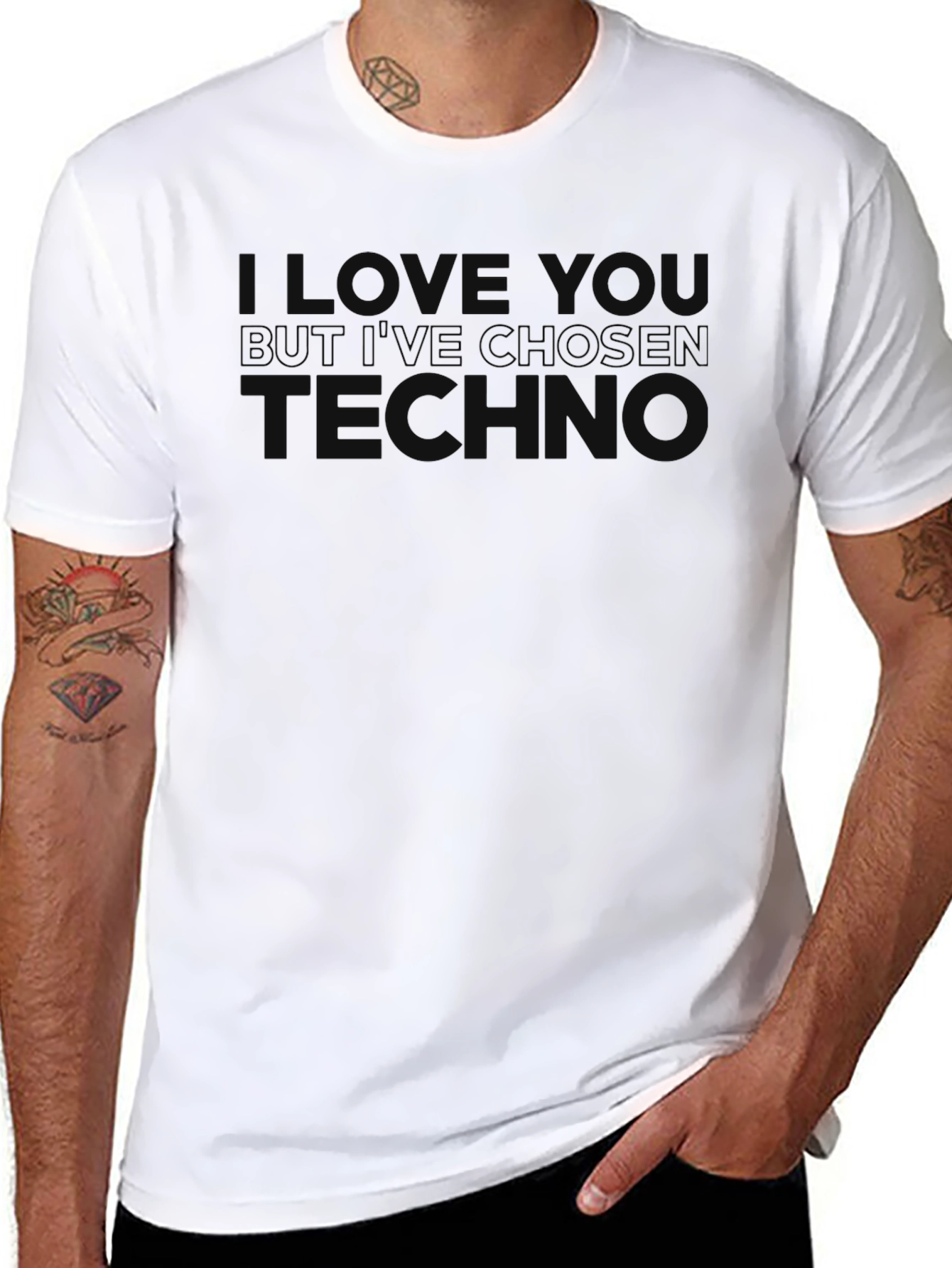 I Love You But Techno T-Shirt