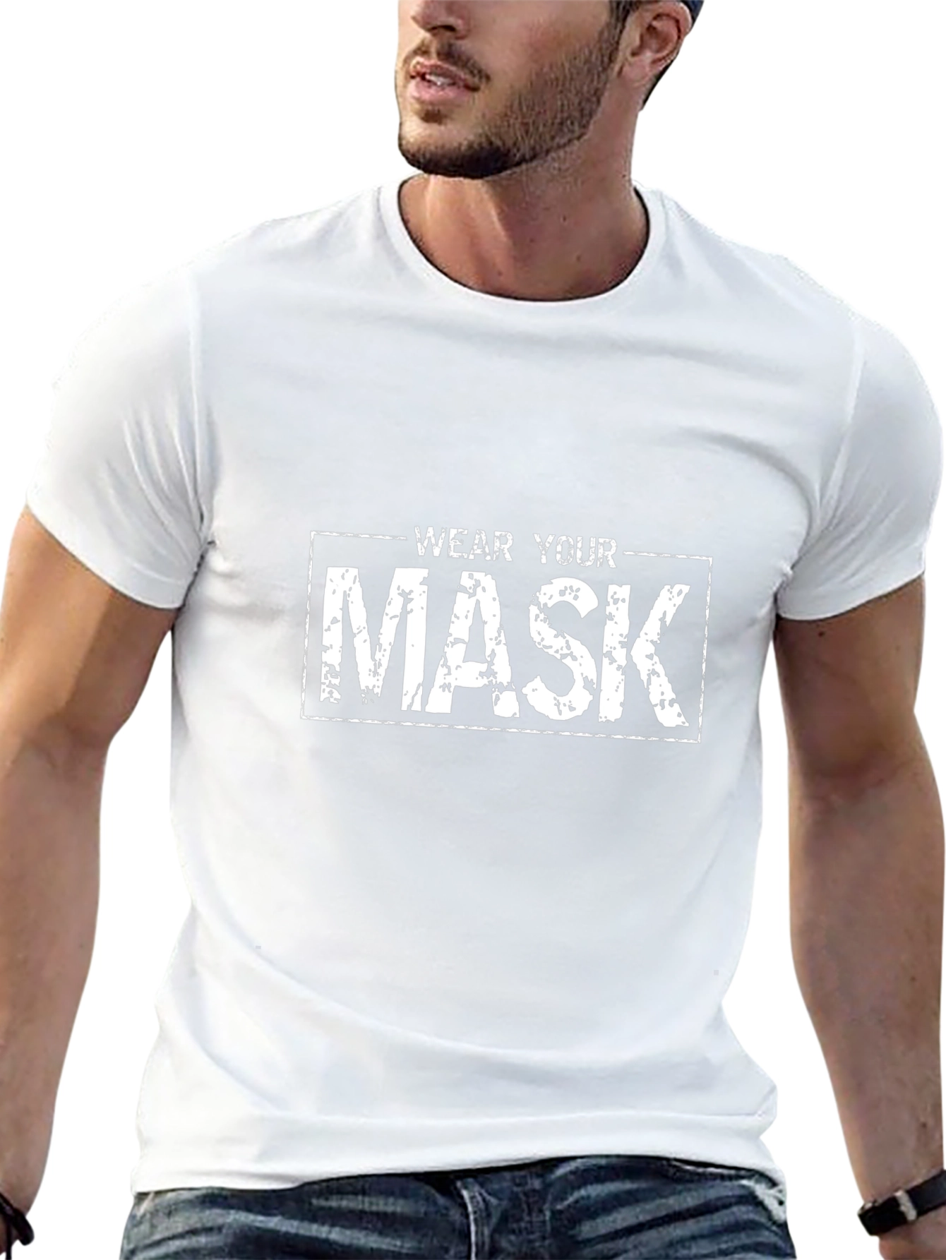 Wear Your Mask Graphic Tee - Black