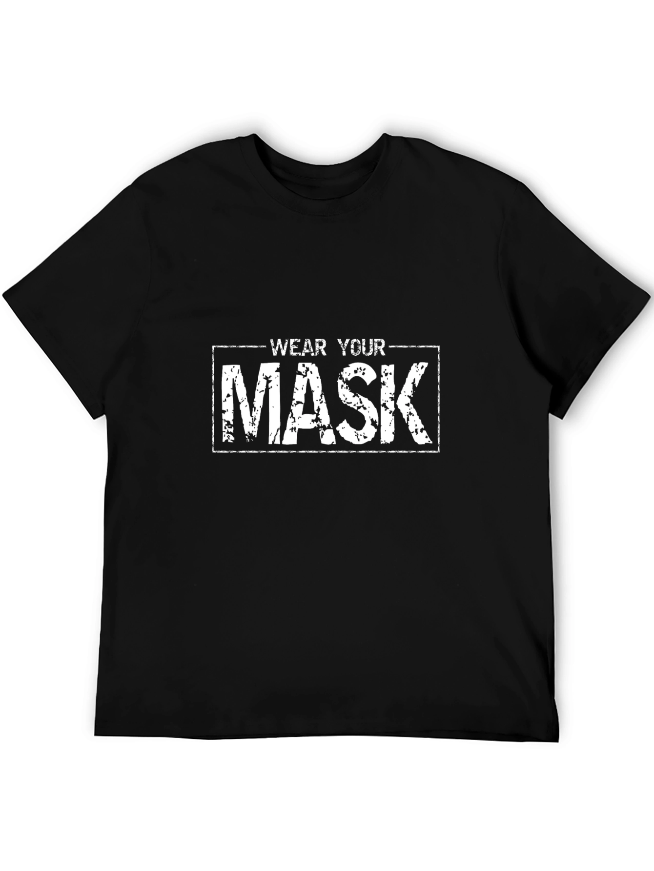 Wear Your Mask Graphic Tee - Black