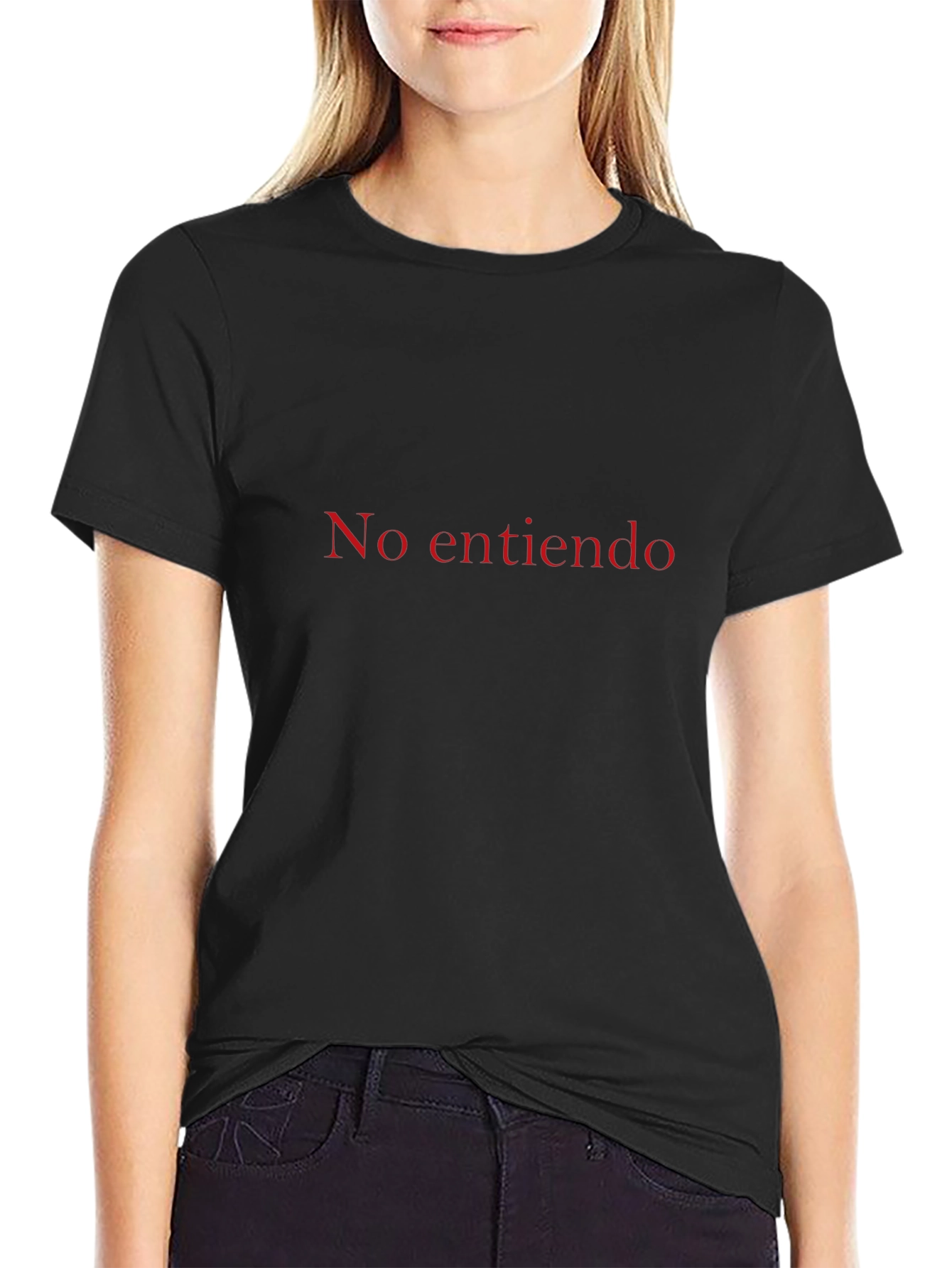 No Entiendo T-Shirt - Soft Cotton Crew Neck Tee