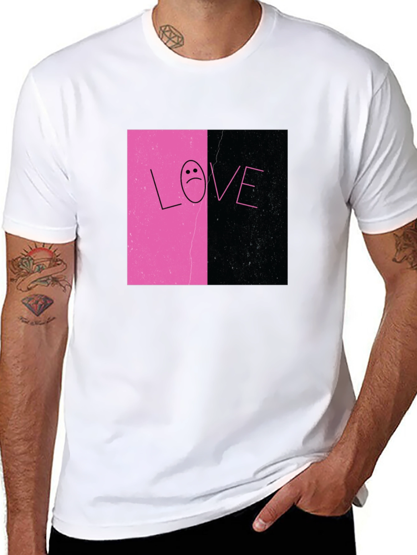 Lil Peep Inspired Love Tee - Black