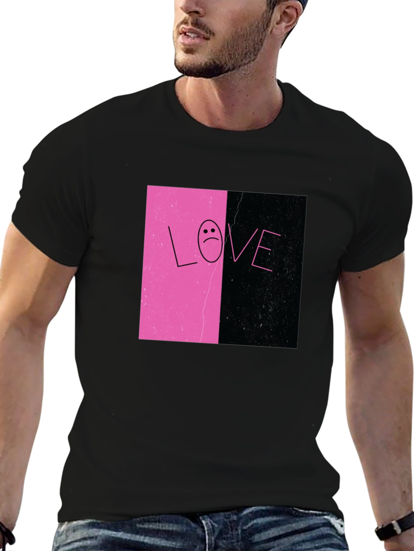 Lil Peep Inspired Love Tee - Black