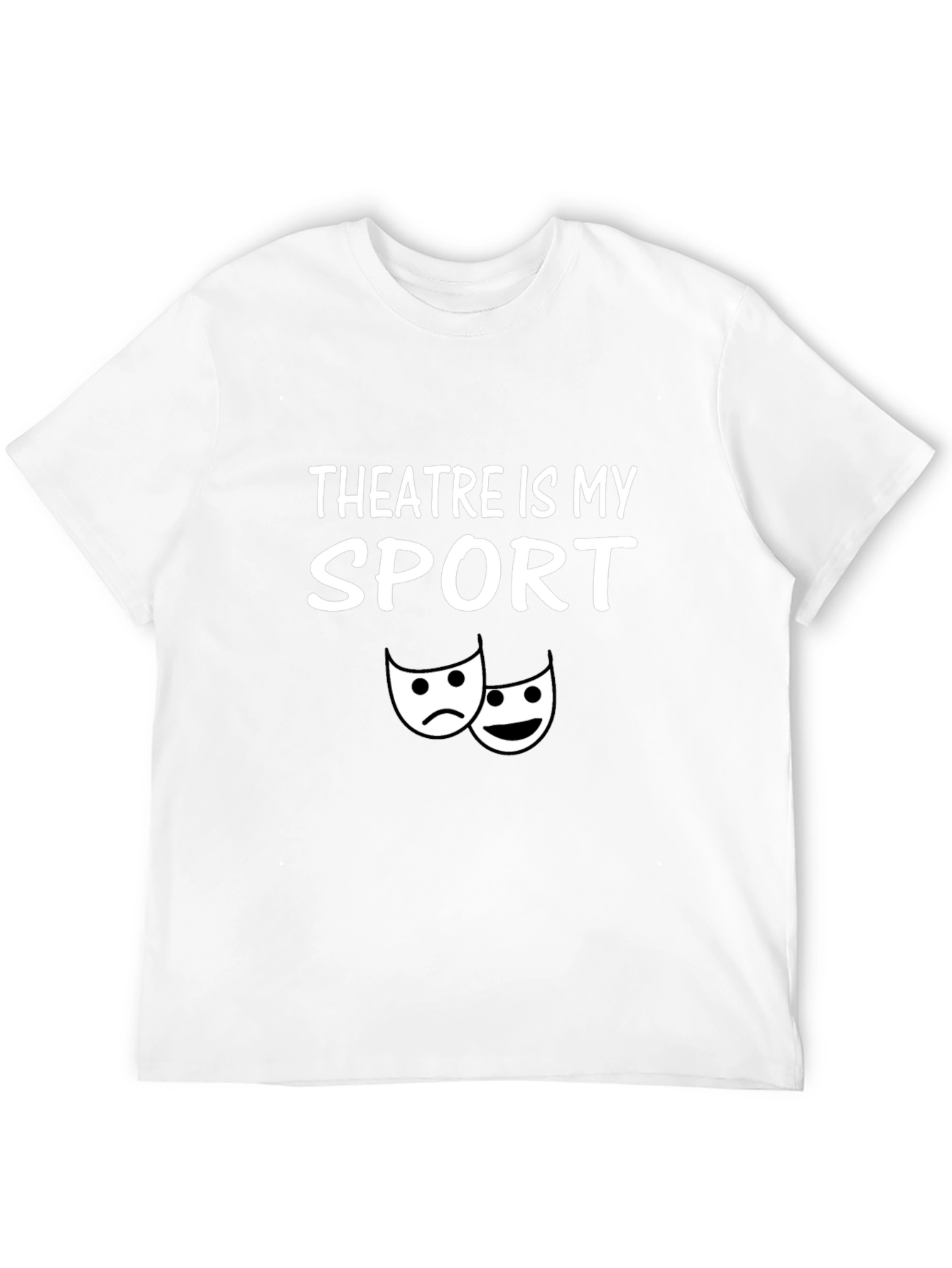 Theatre Is My Sport Black Graphic T-Shirt