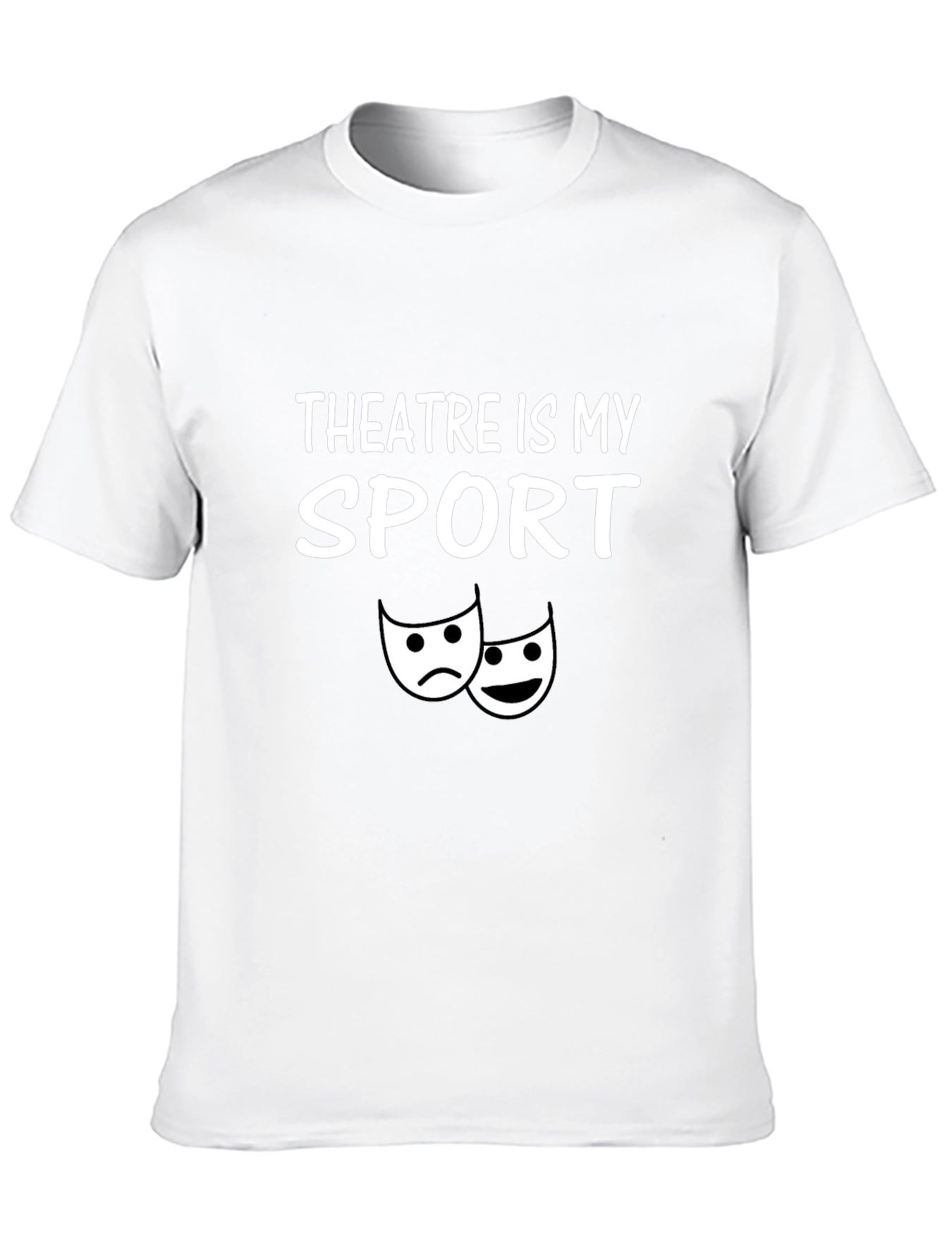 Theatre Is My Sport Black Graphic T-Shirt