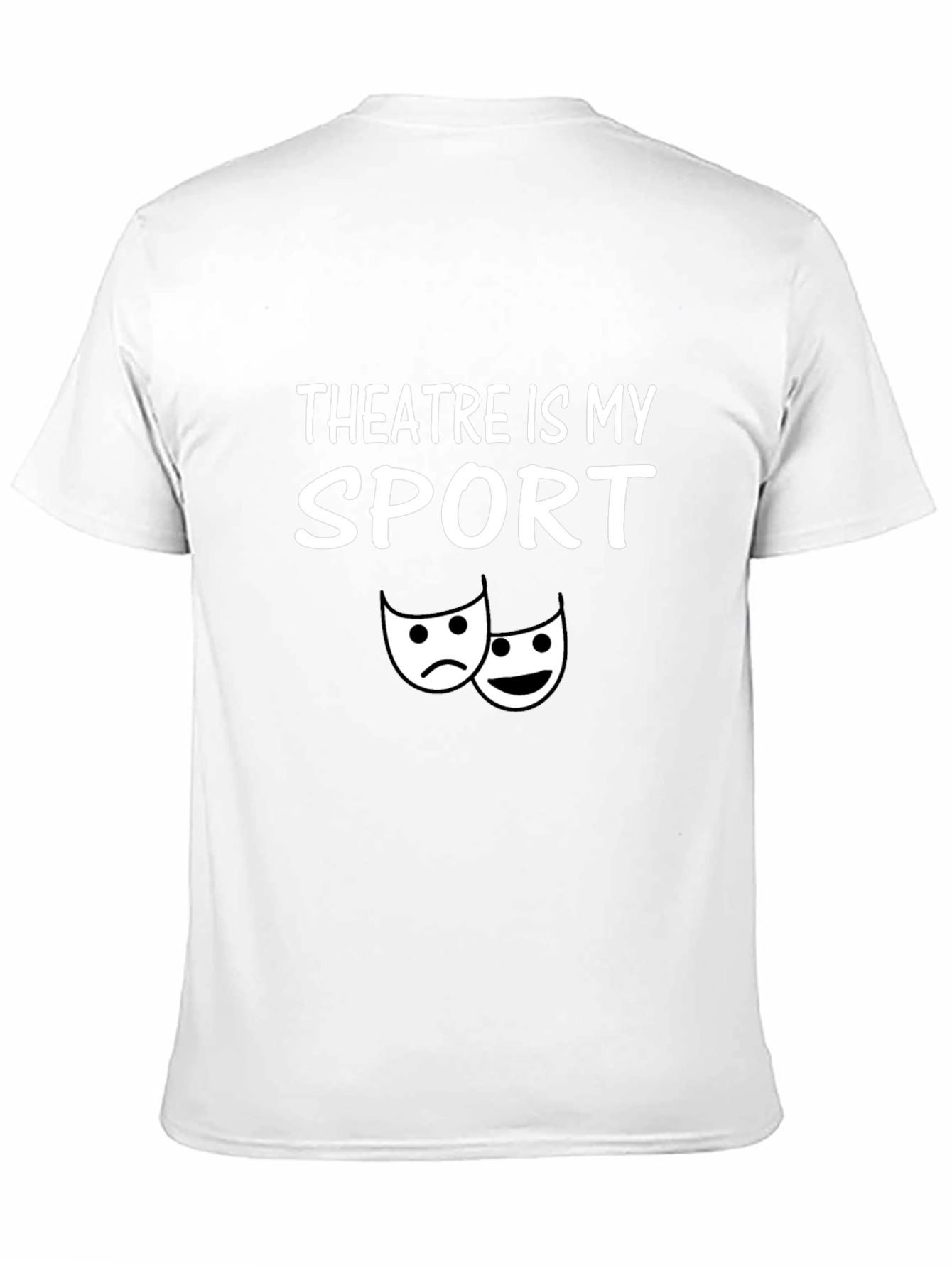 Theatre Is My Sport Black Graphic T-Shirt