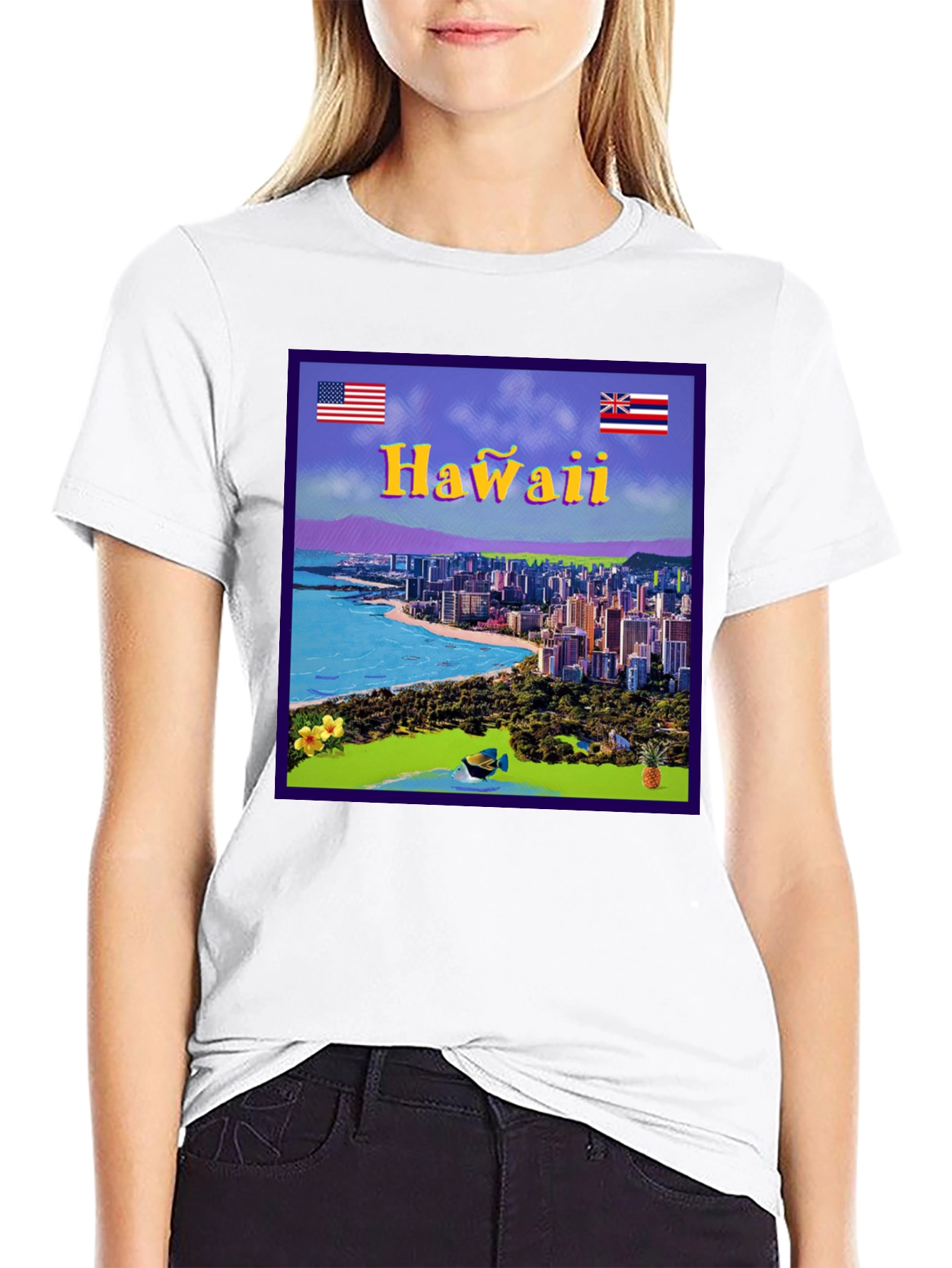 Hawaii Graphic T-Shirt - Island Vibes