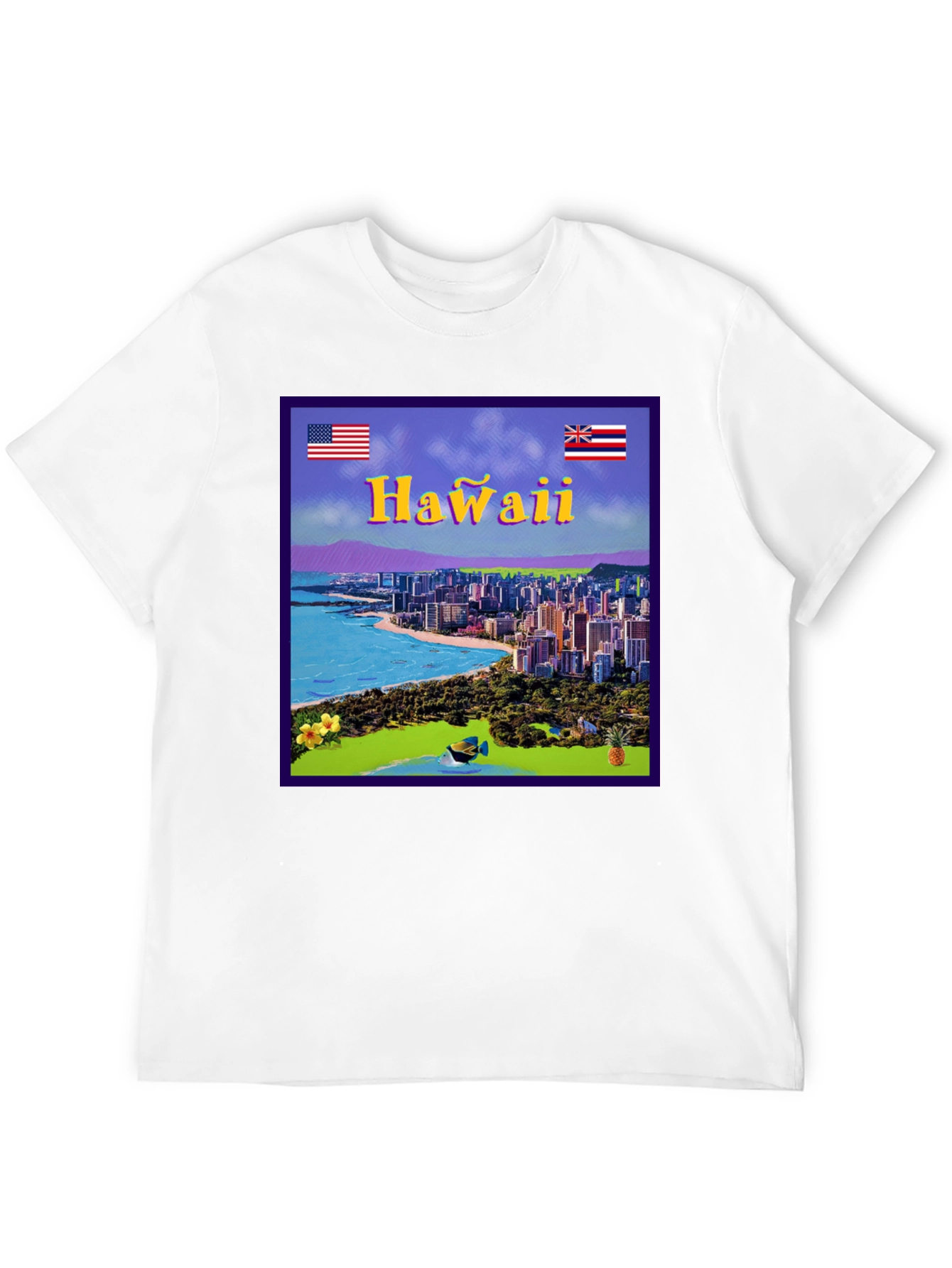 Hawaii Graphic T-Shirt - Island Vibes