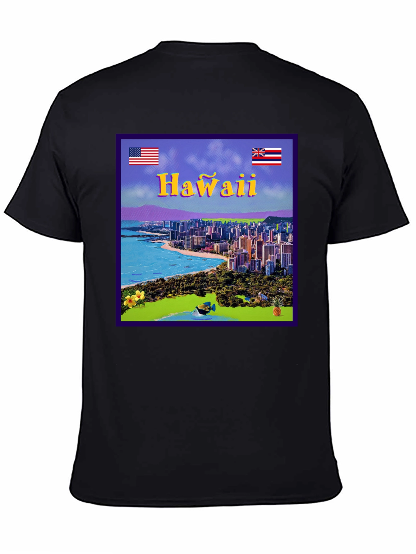 Hawaii Graphic T-Shirt - Island Vibes