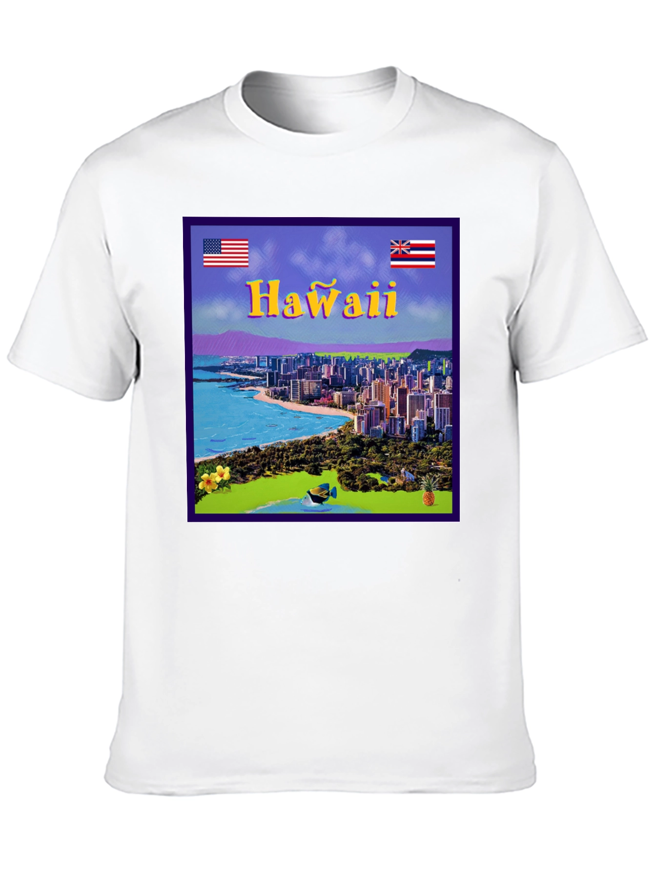 Hawaii Graphic T-Shirt - Island Vibes