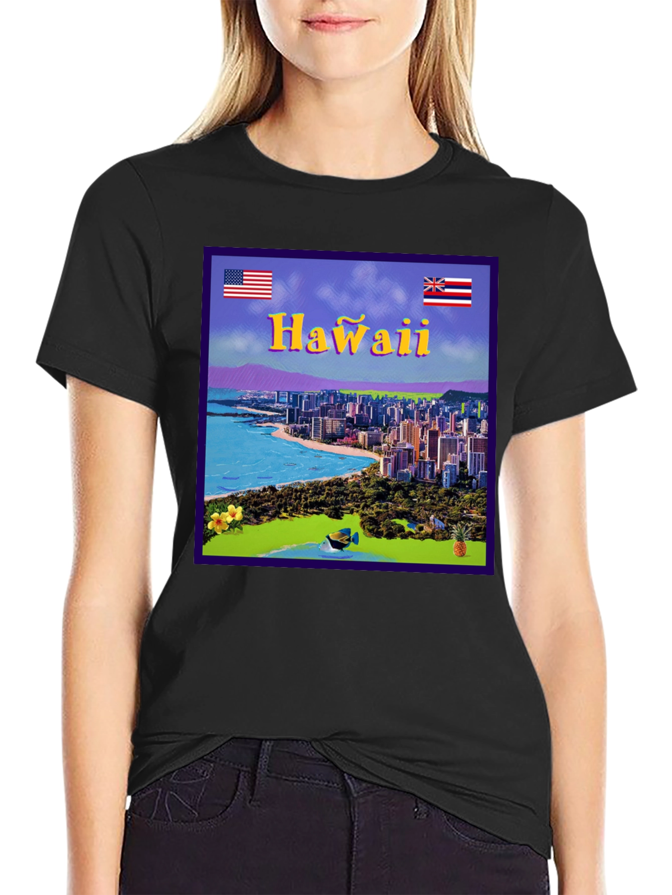 Hawaii Graphic T-Shirt - Island Vibes