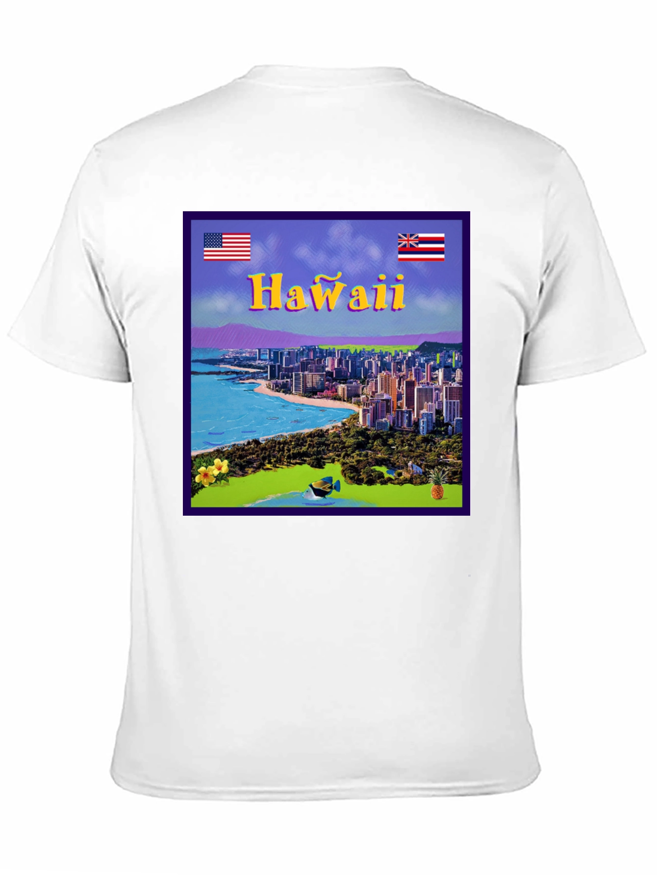 Hawaii Graphic T-Shirt - Island Vibes
