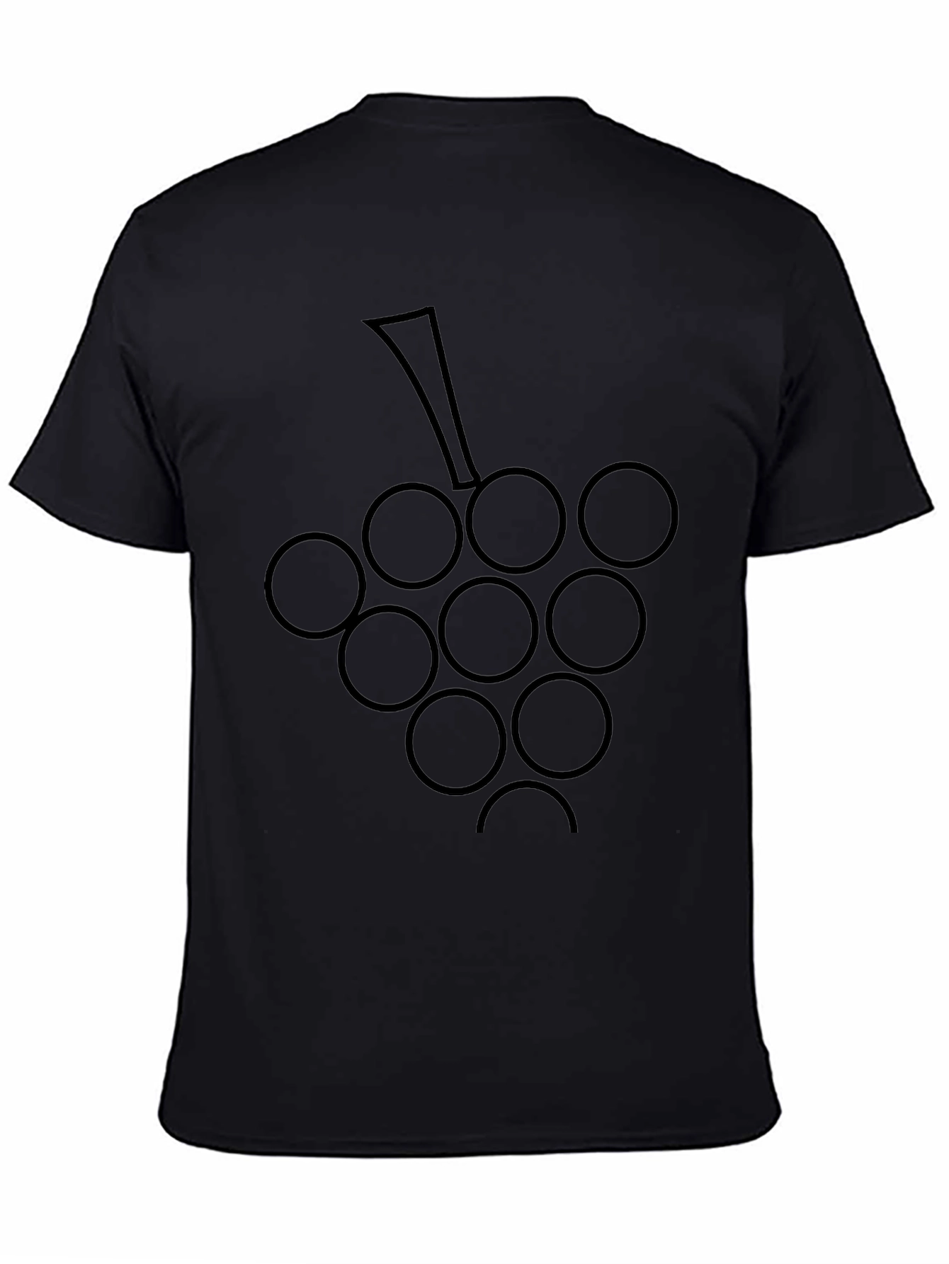 Grapes Graphic Tee - Black T-Shirt