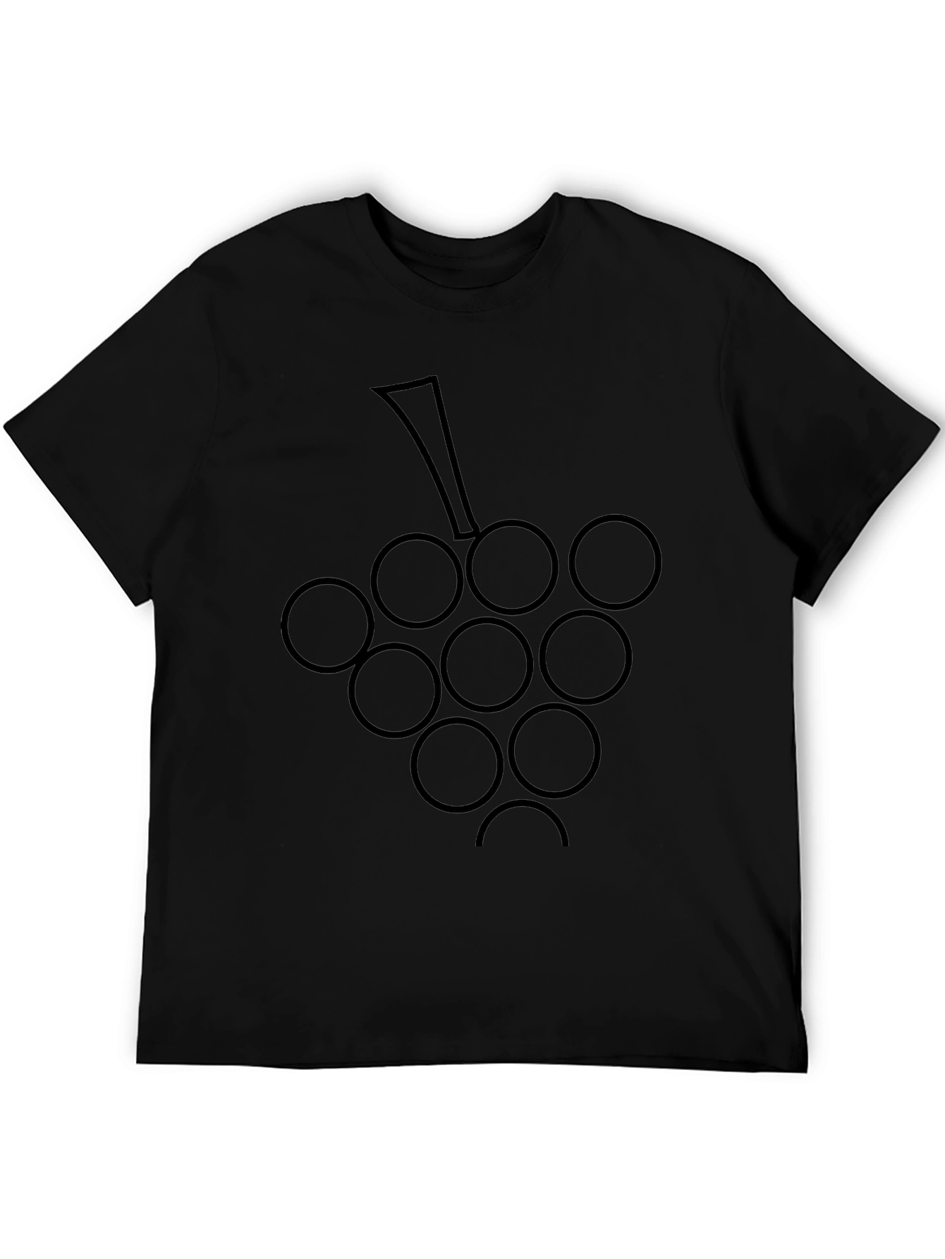 Grapes Graphic Tee - Black T-Shirt