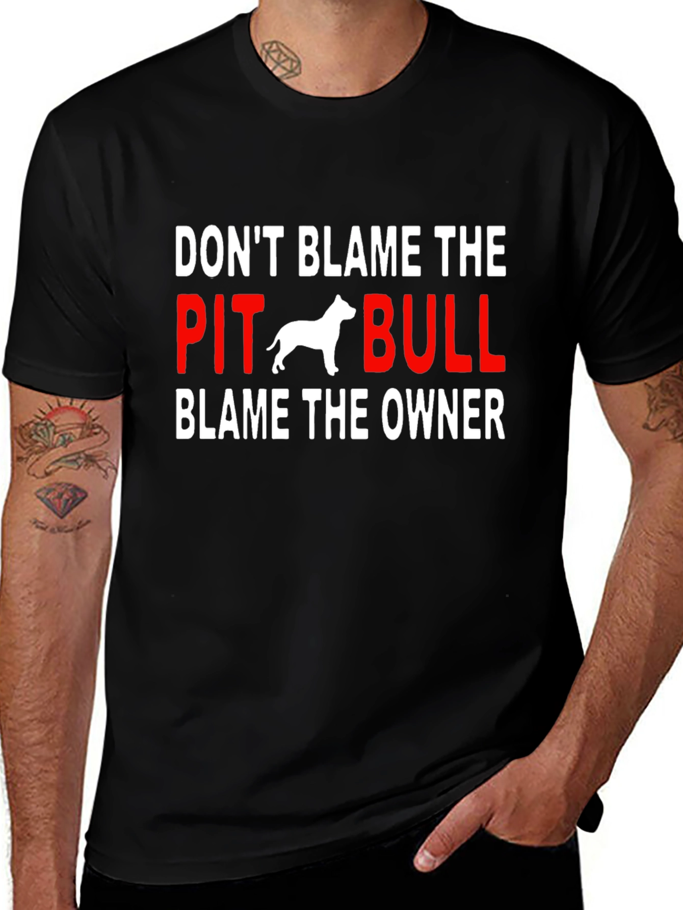 Dont Blame the Pit Bull T-Shirt