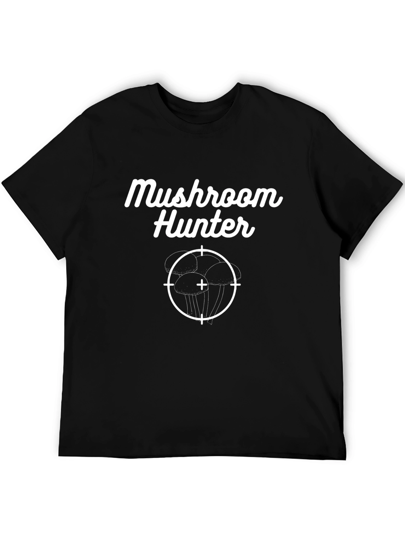 Mushroom Hunter Black T-Shirt