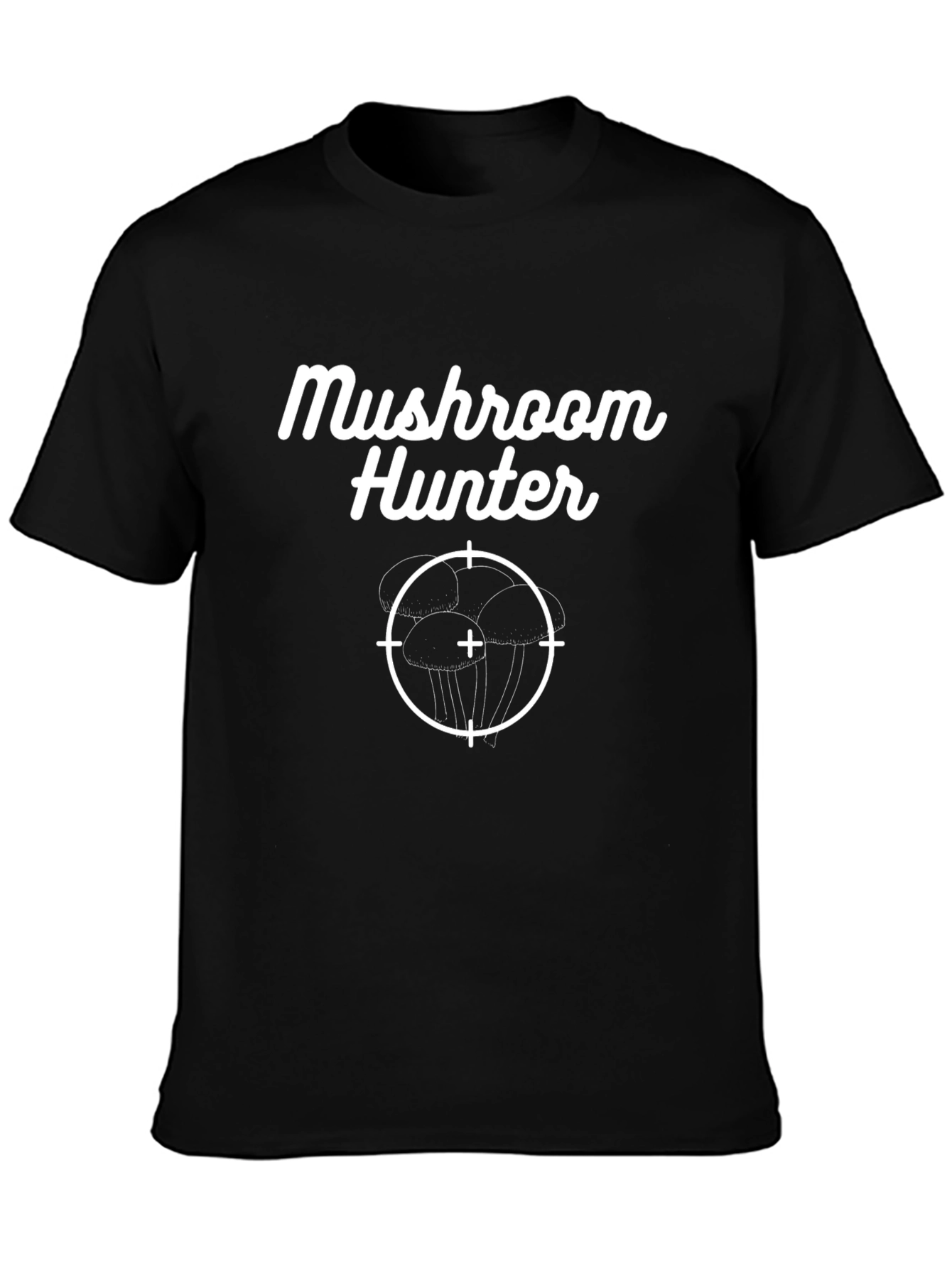 Mushroom Hunter Black T-Shirt