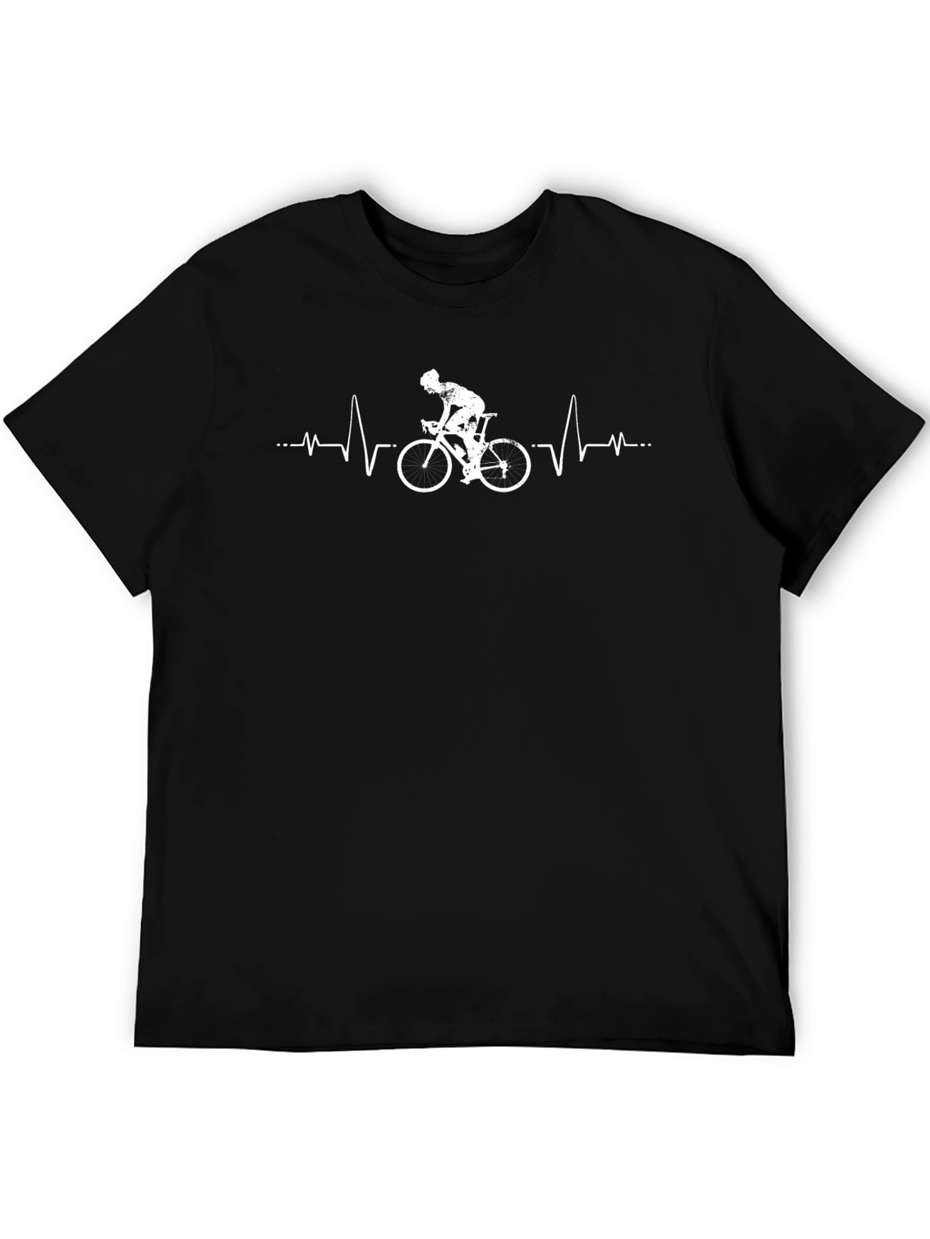 Cyclist Heartbeat Graphic Tee - Ride On!