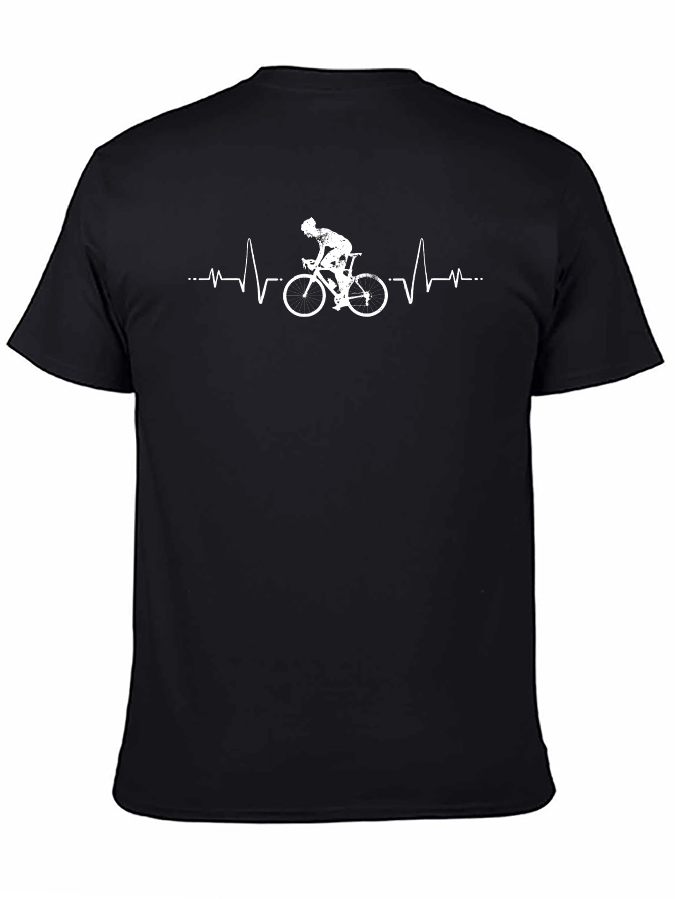Cyclist Heartbeat Graphic Tee - Ride On!