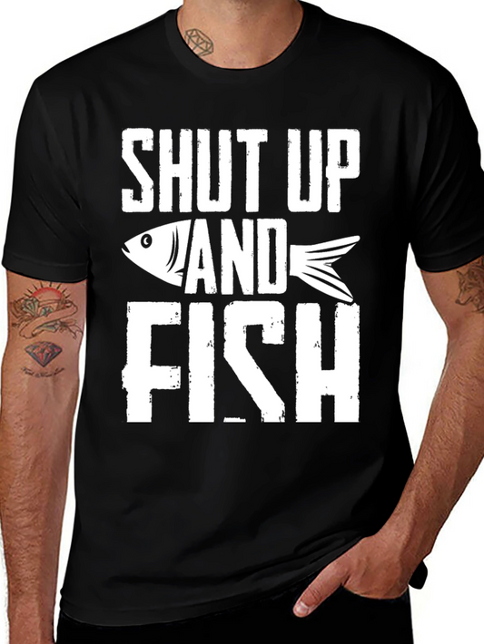 Shut Up and Fish Graphic Tee