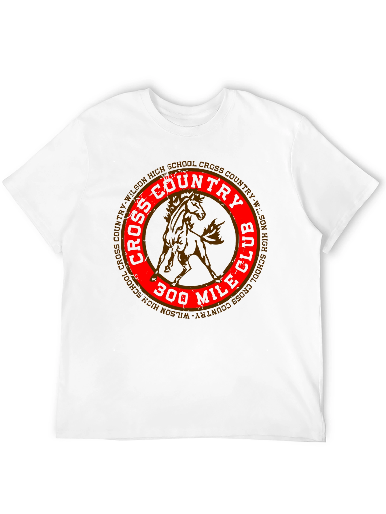Cross Country 300 Mile Club Black T-Shirt