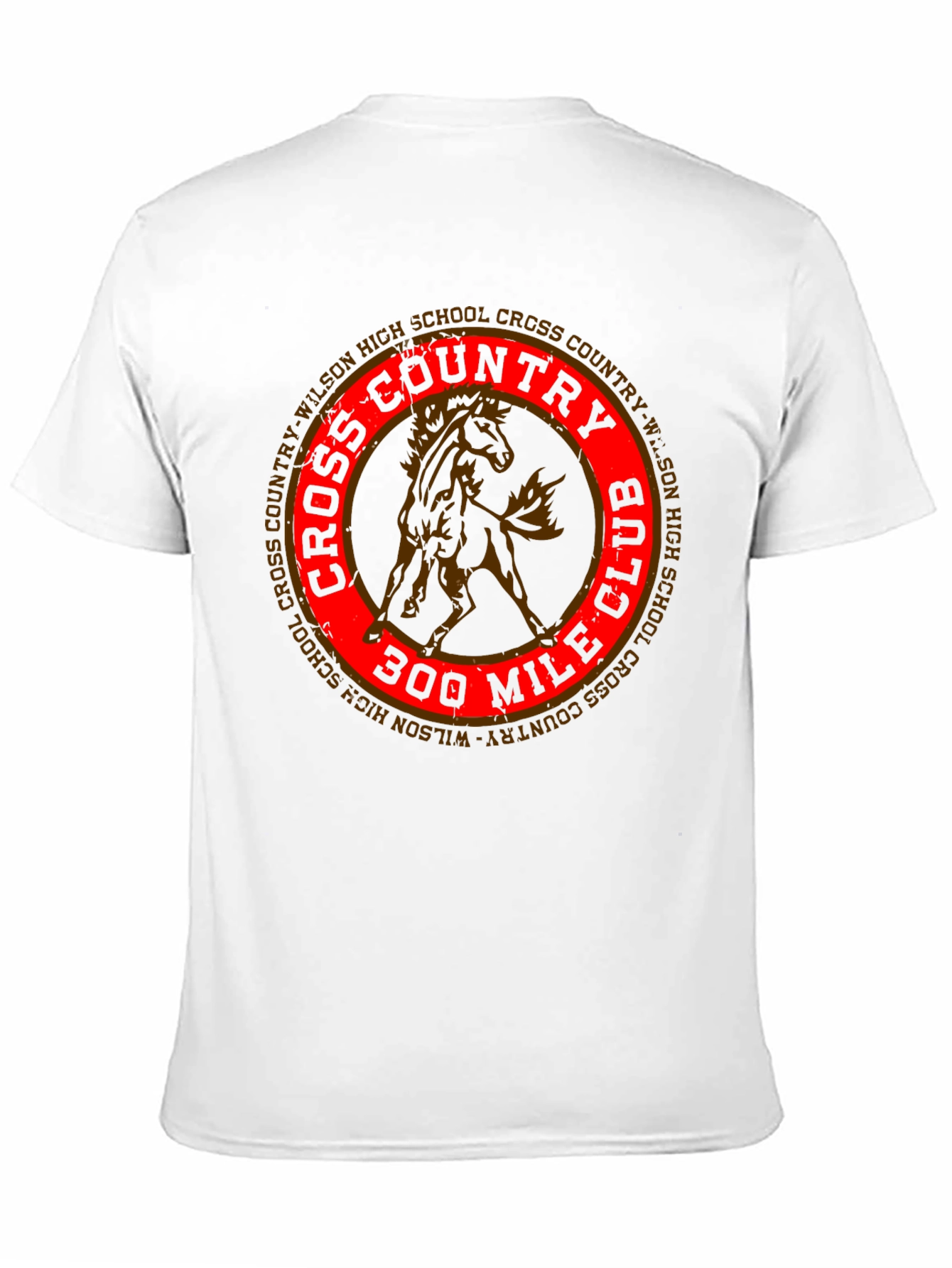 Cross Country 300 Mile Club Black T-Shirt