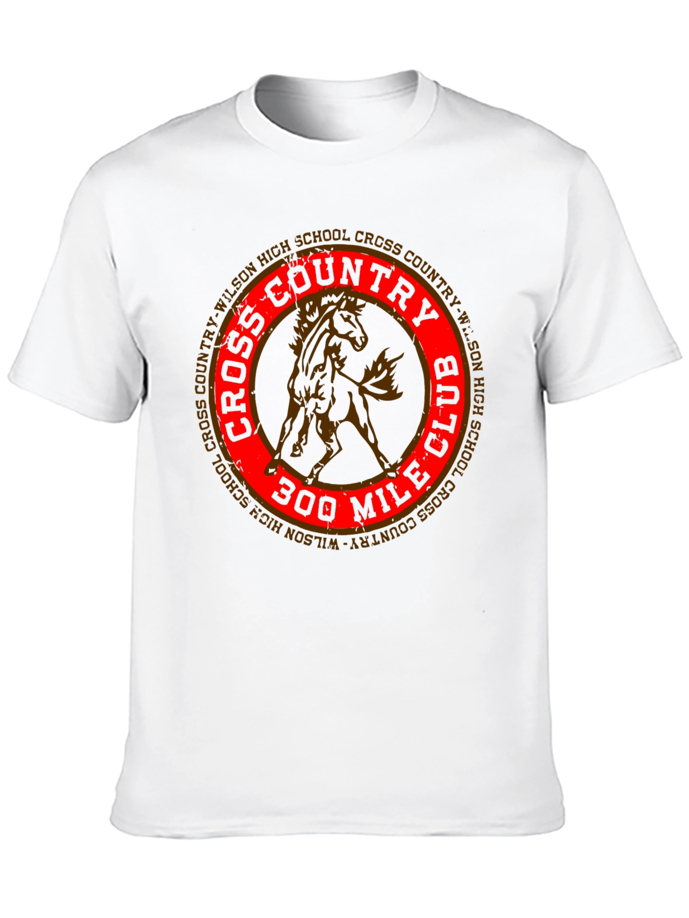 Cross Country 300 Mile Club Black T-Shirt