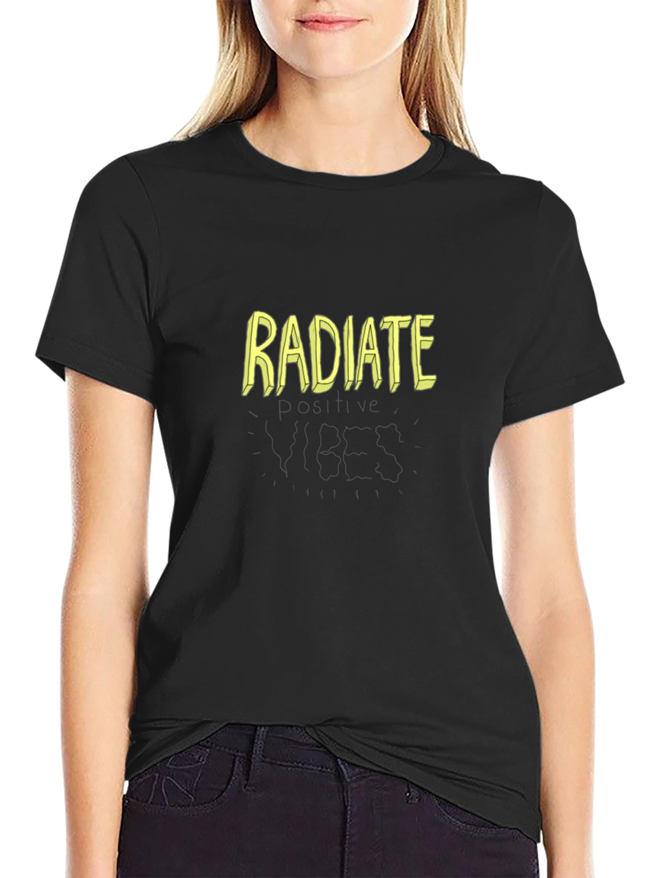 Radiate Positive Vibes Graphic T-Shirt