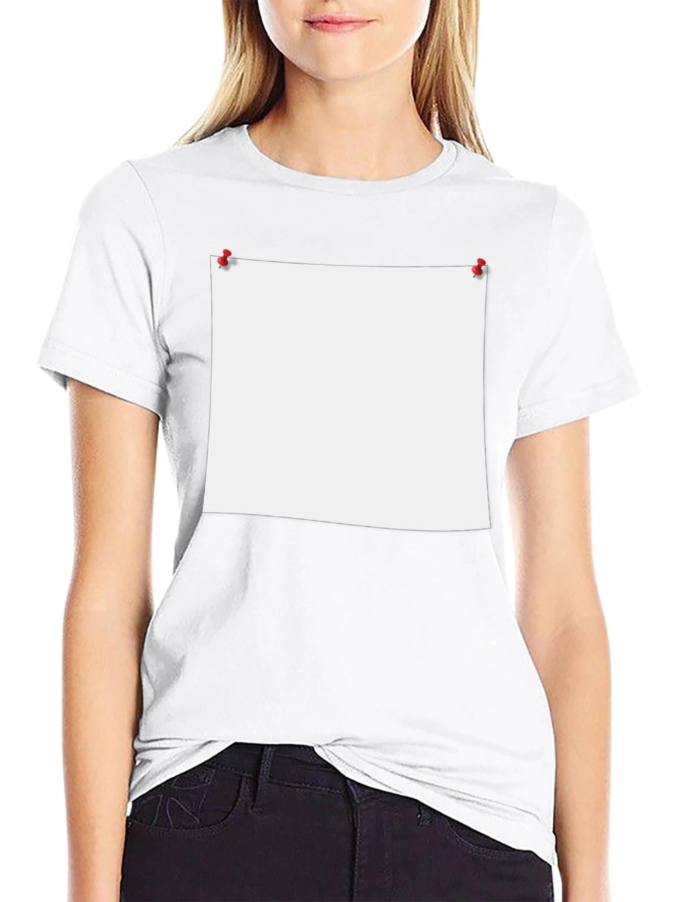 Novelty Black T-Shirt with Customizable Note Design