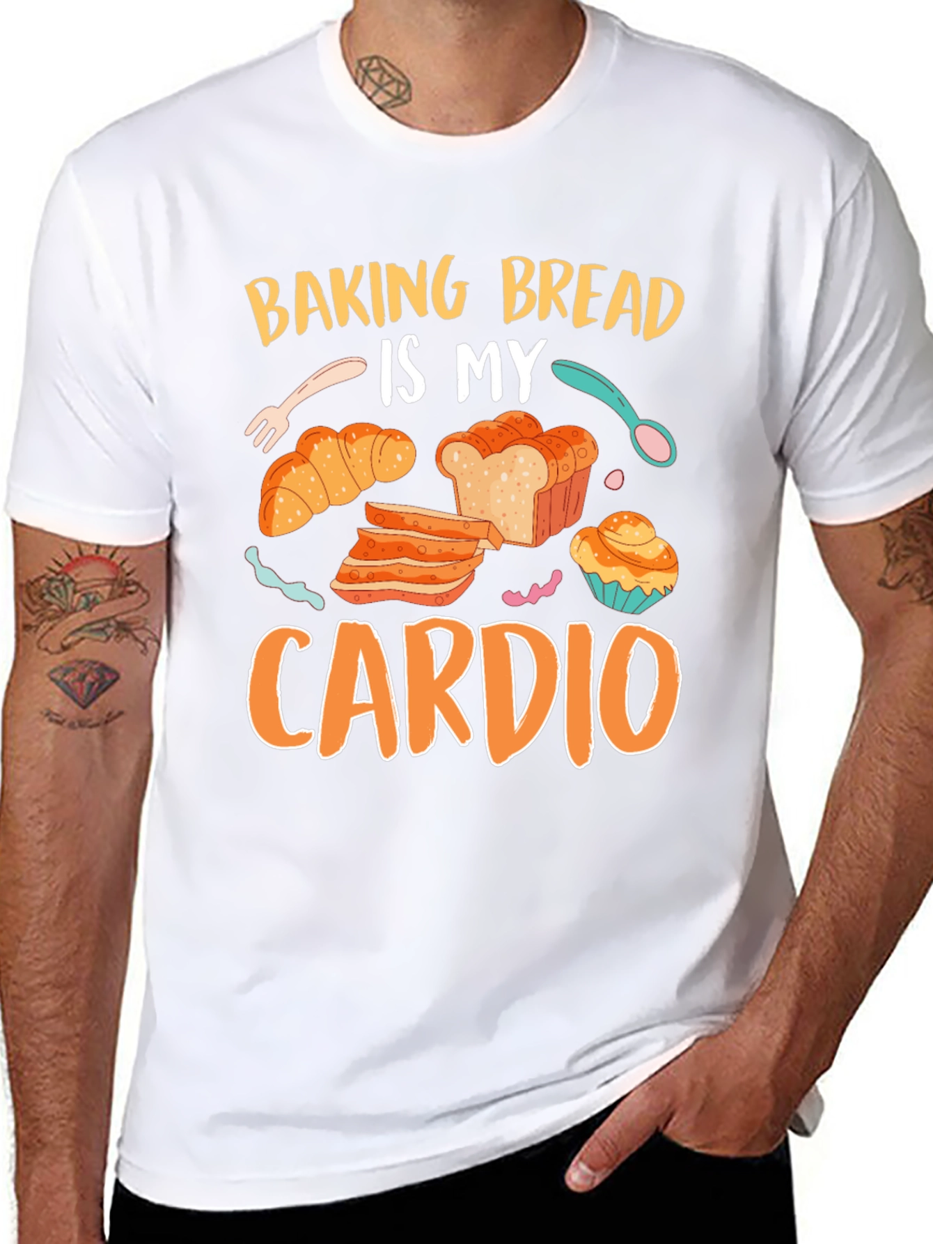 Baking Bread Is My Cardio Graphic Tee