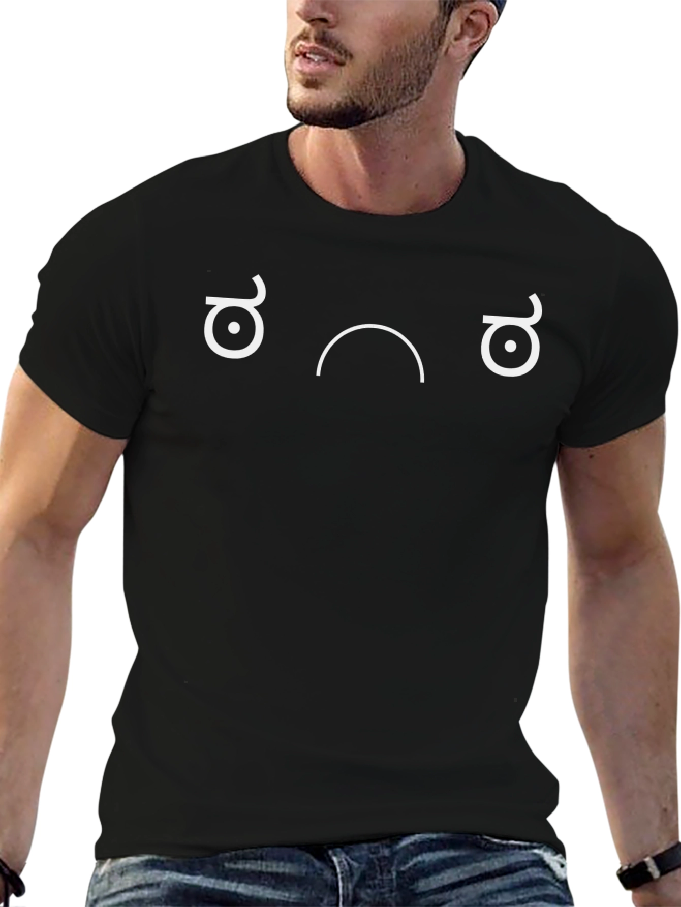 Sad Face T-Shirt - Express Yourself with Style!