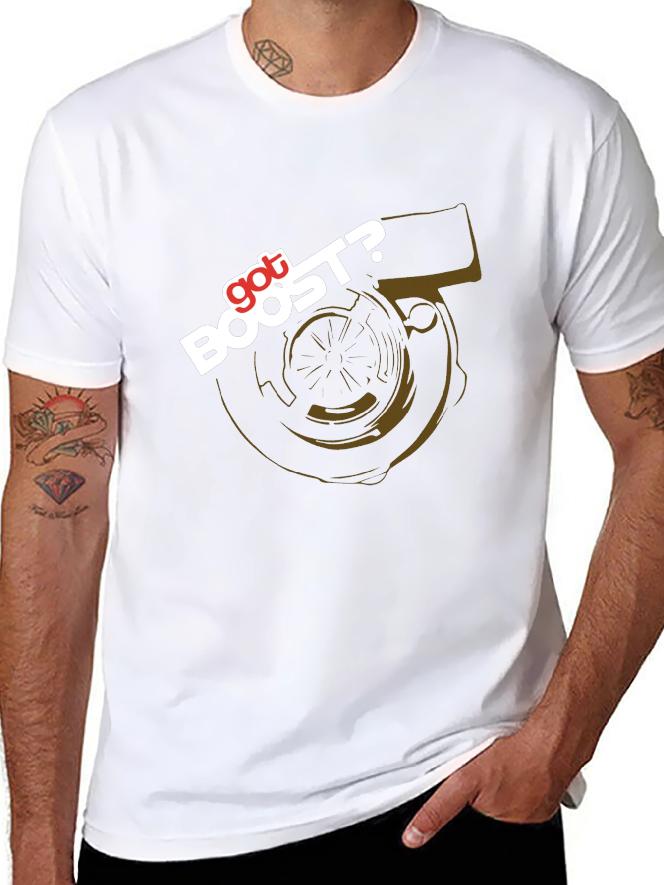 Got Boost? Turbo Graphic Black T-Shirt