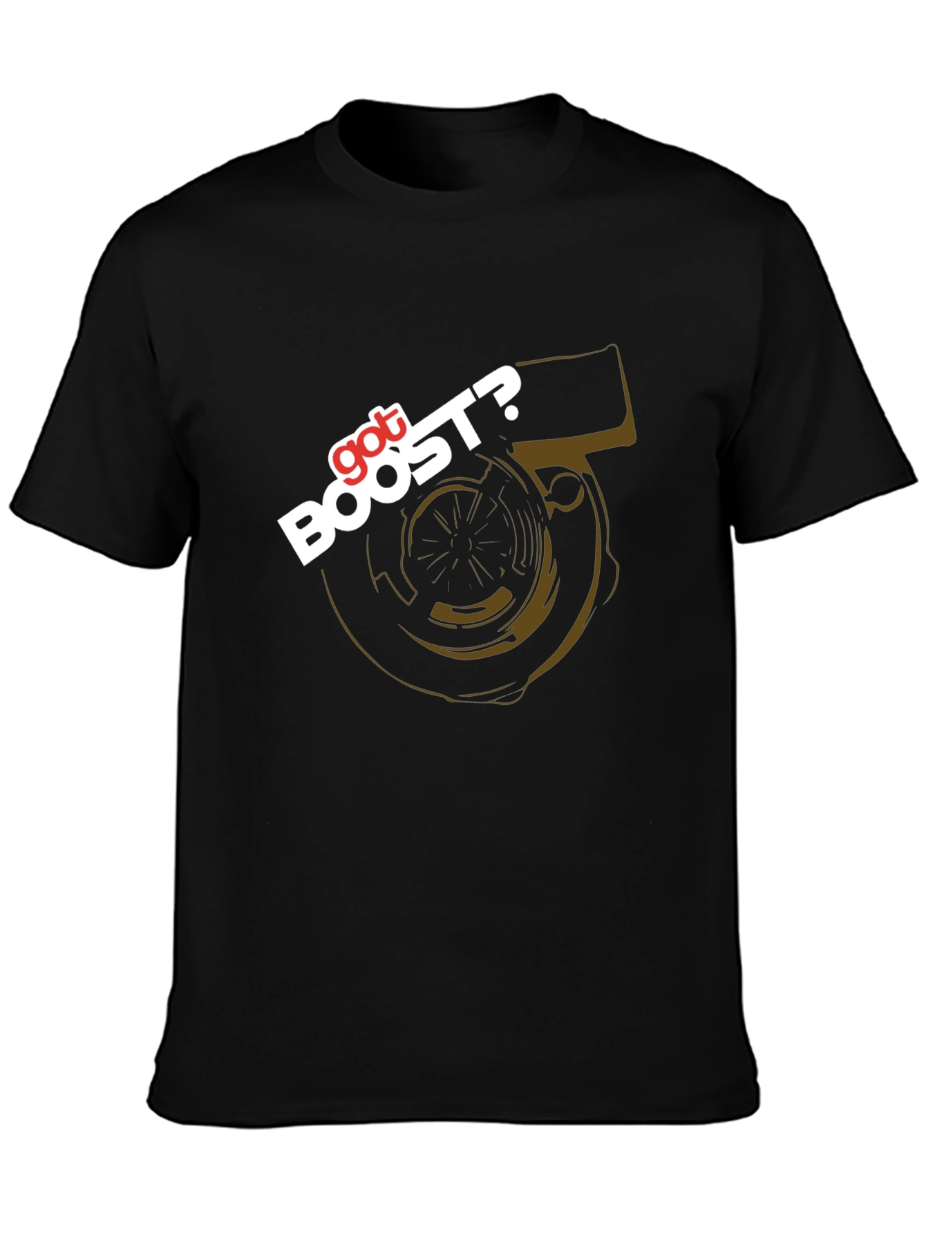 Got Boost? Turbo Graphic Black T-Shirt