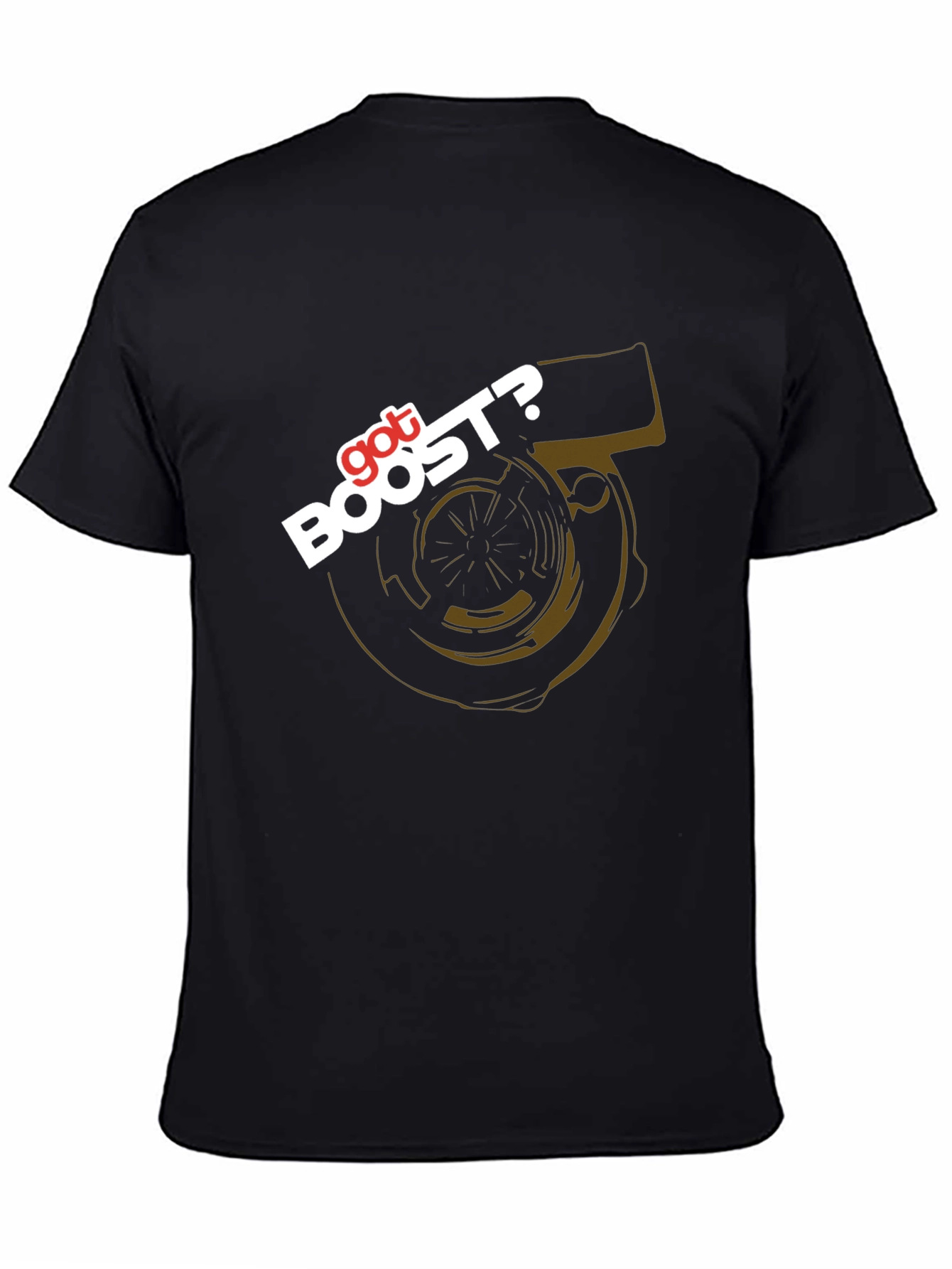 Got Boost? Turbo Graphic Black T-Shirt