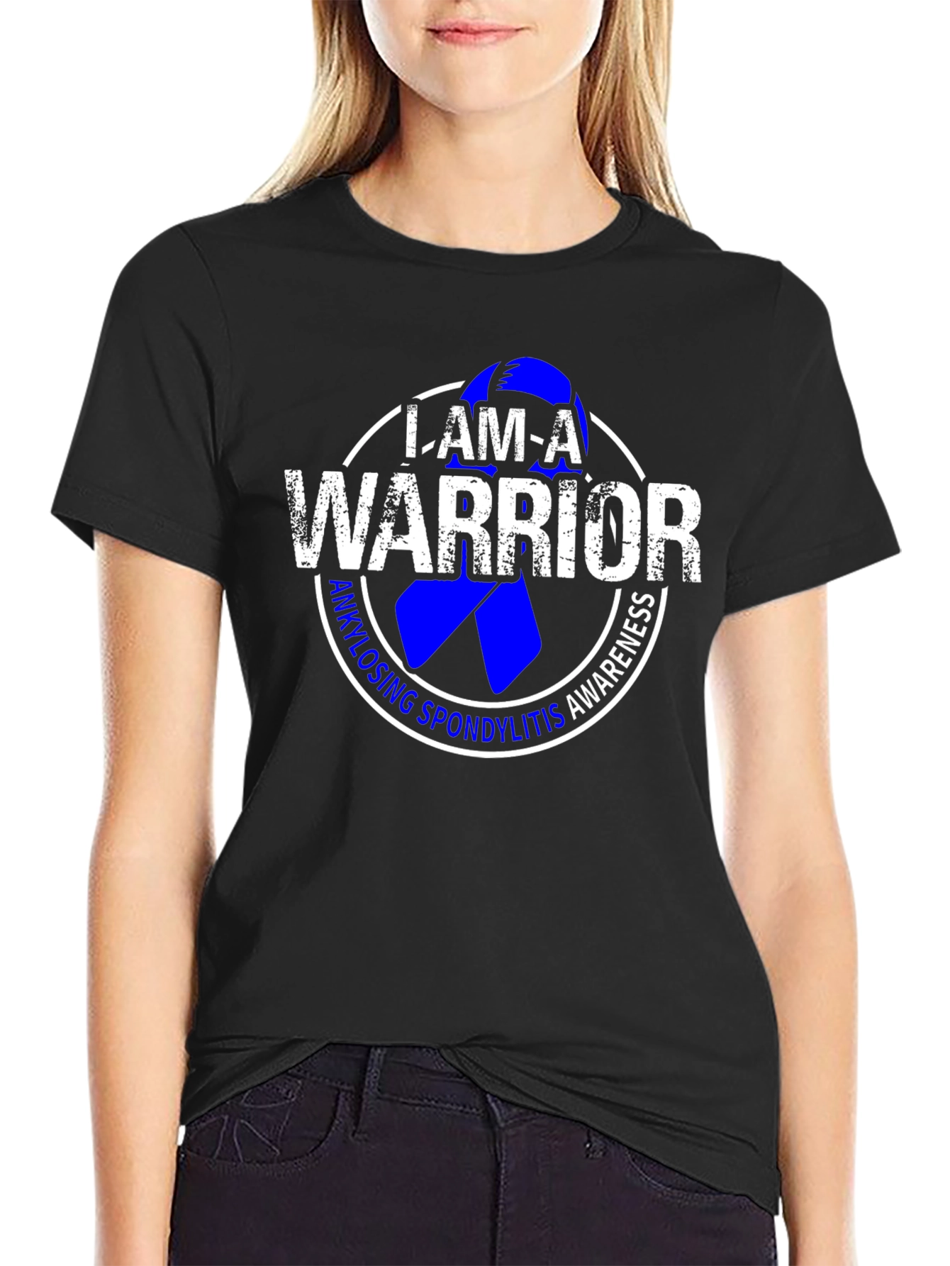 Ankylosing Spondylitis Awareness Warrior T-Shirt