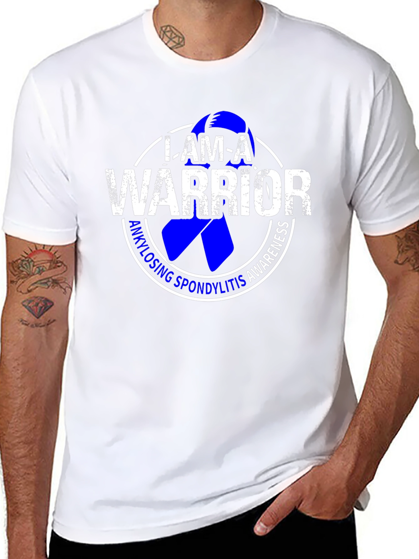 Ankylosing Spondylitis Awareness Warrior T-Shirt